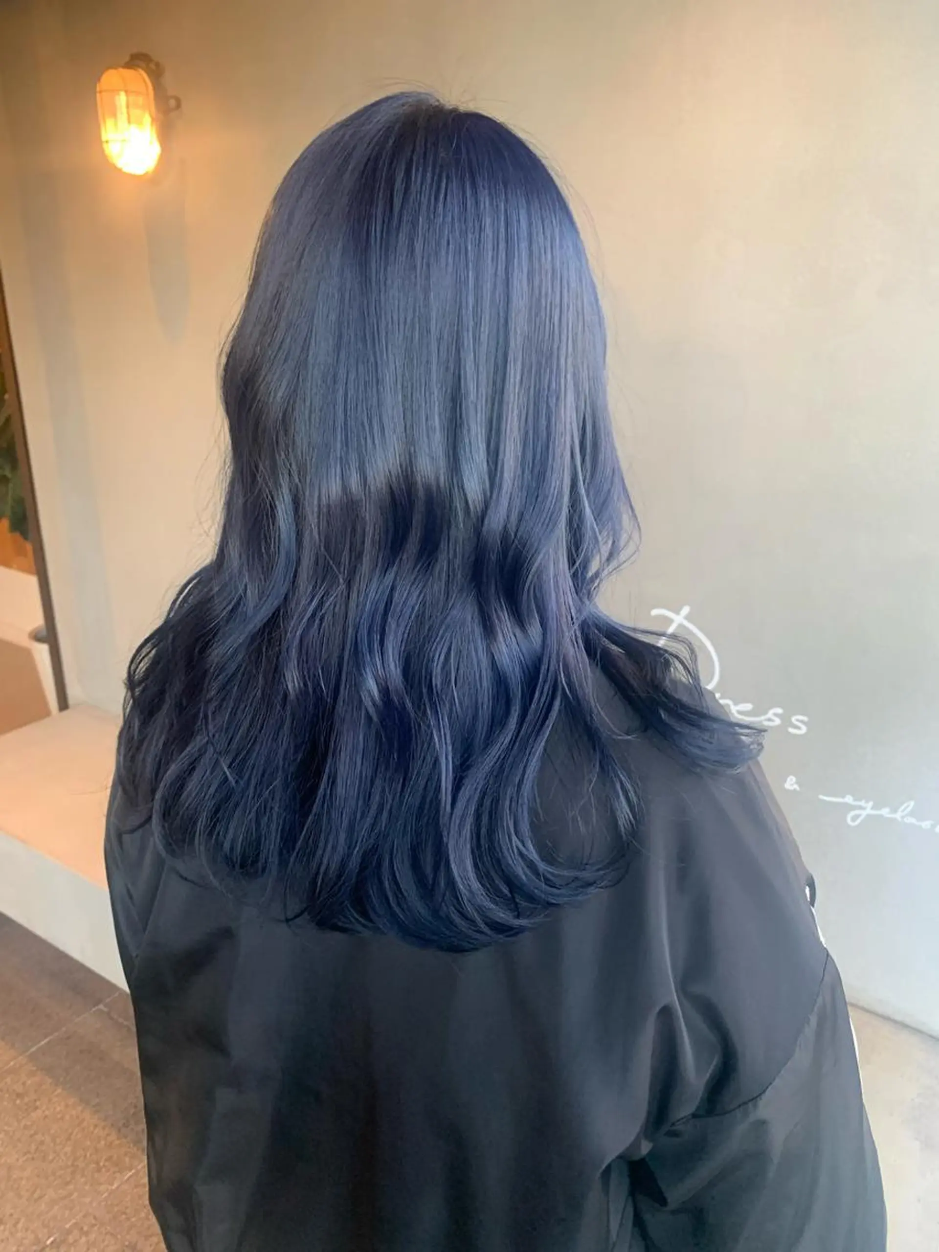 セミロング カラー ヘアカラー ブリーチ/アレンジ 天満/chihiroのヘアスタイル