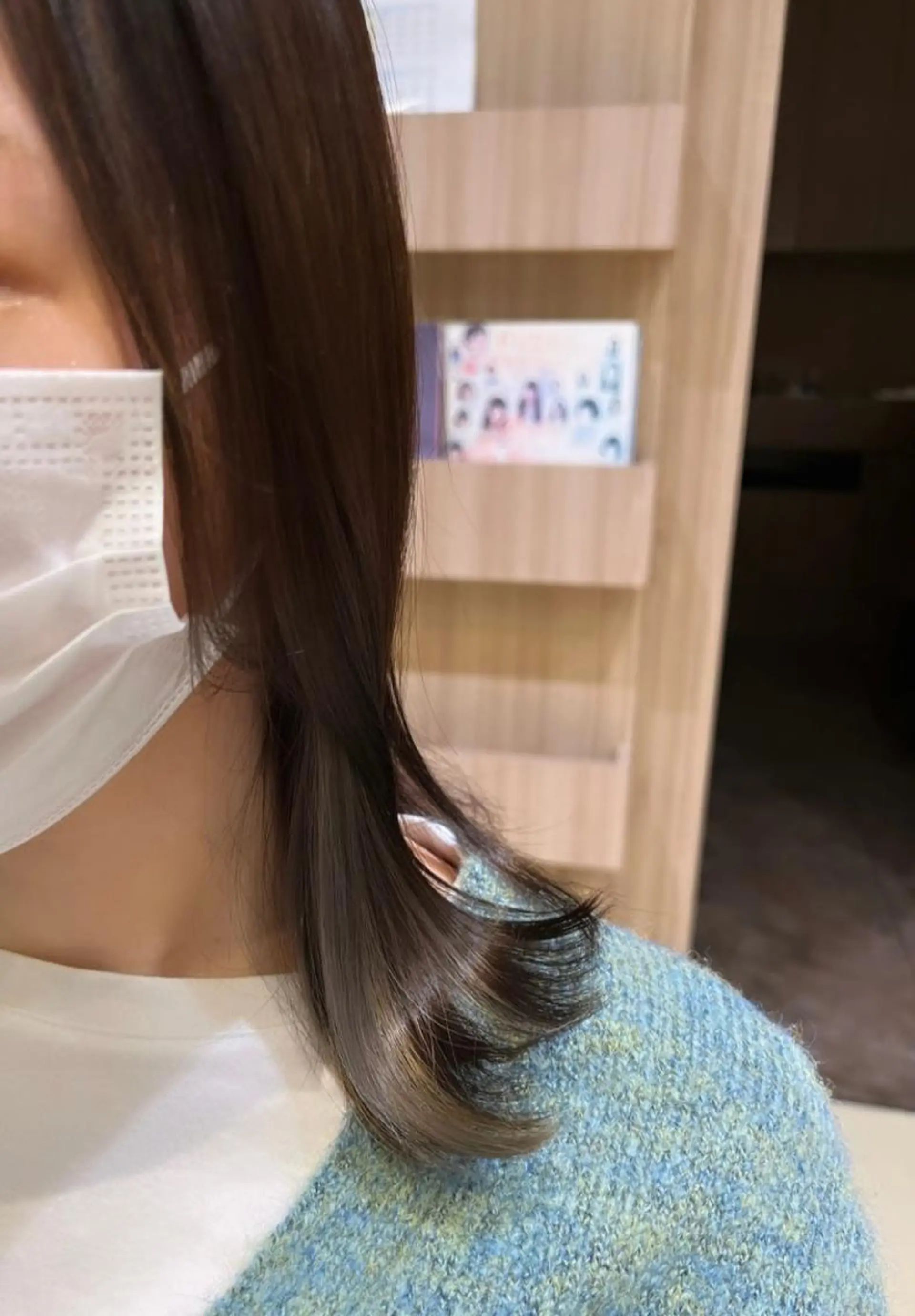 ミディアム カラー イヤリングカラー 横浜/韓国/レイヤー カット/ユイナ🎀のヘアスタイル