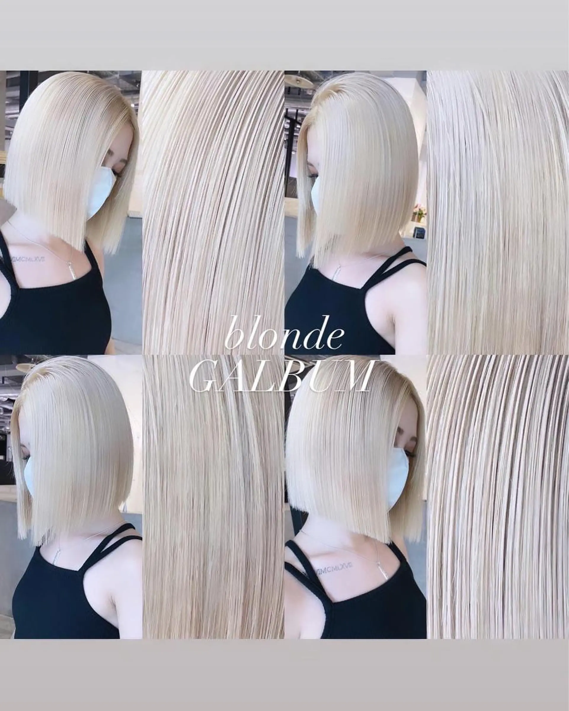 ミディアム カット ヘアカラー トリートメント ヘアセット 💜ハイトーン💛 マジカルかいちゃんのヘアスタイル