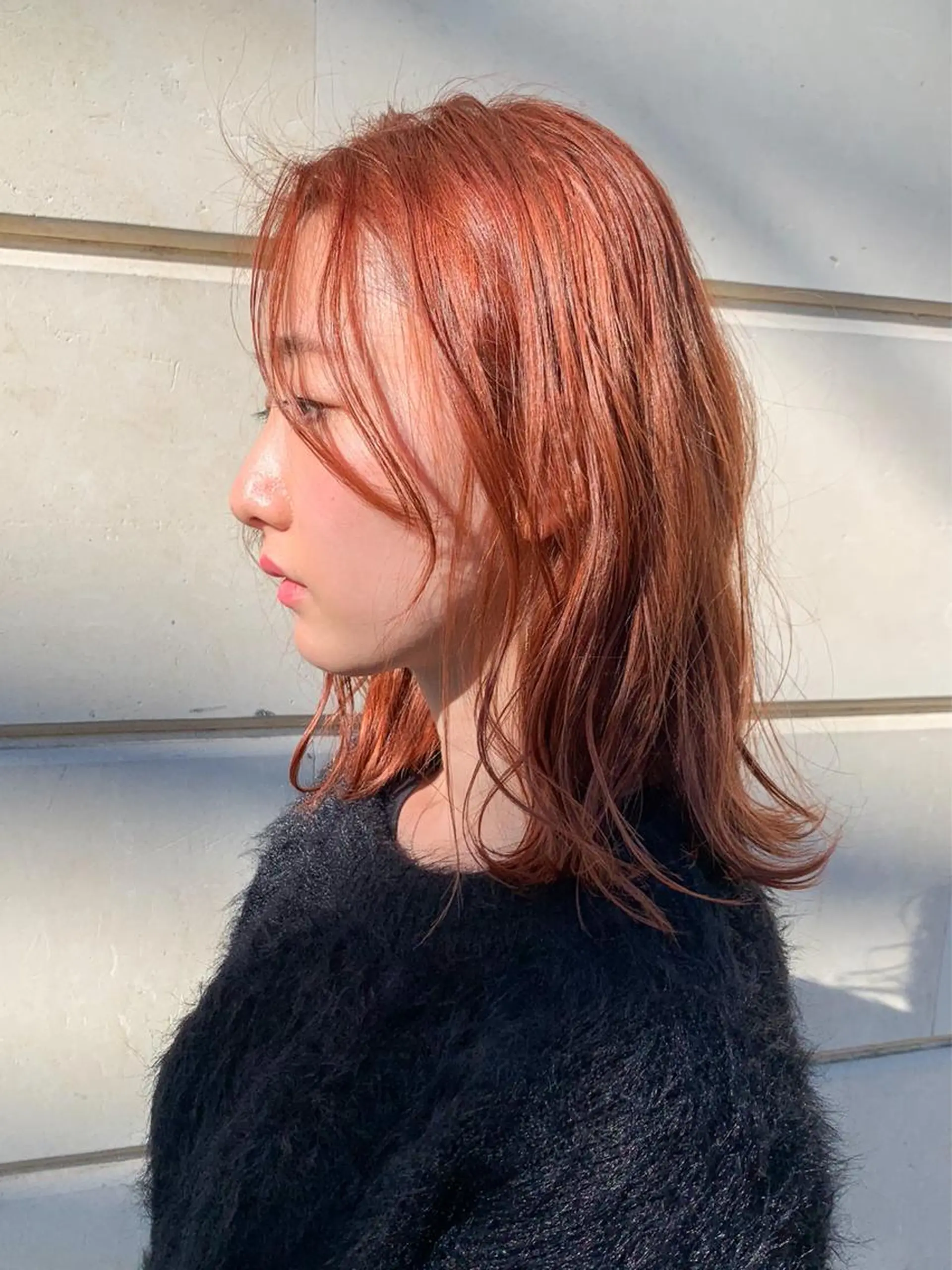 ミディアム カラー ヘアアレンジ ヘアカラー トリートメント yuka .のヘアスタイル