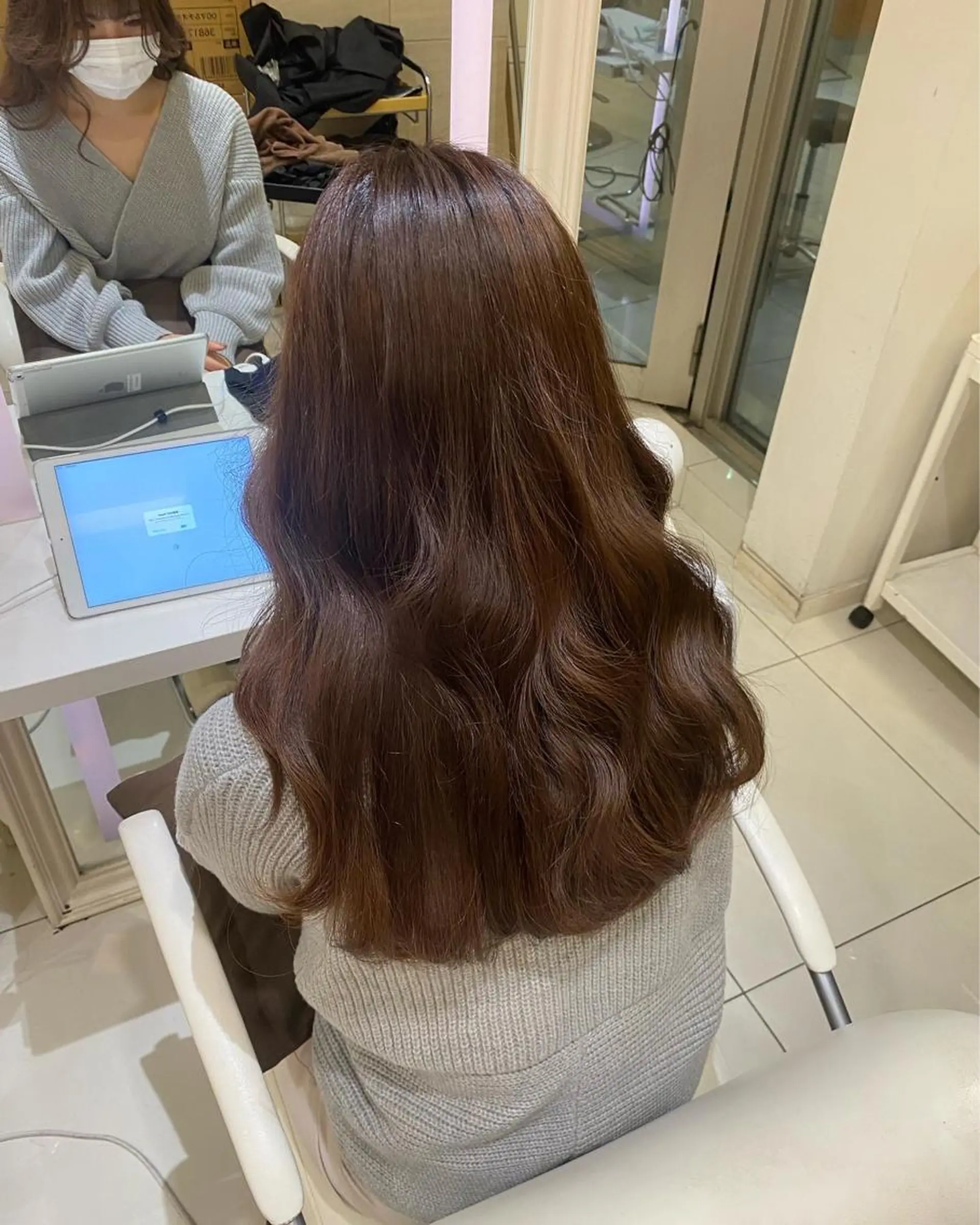 ロング カラー ブラウンカラー チョコレートブラウン mako︴ Euphoriaのヘアスタイル