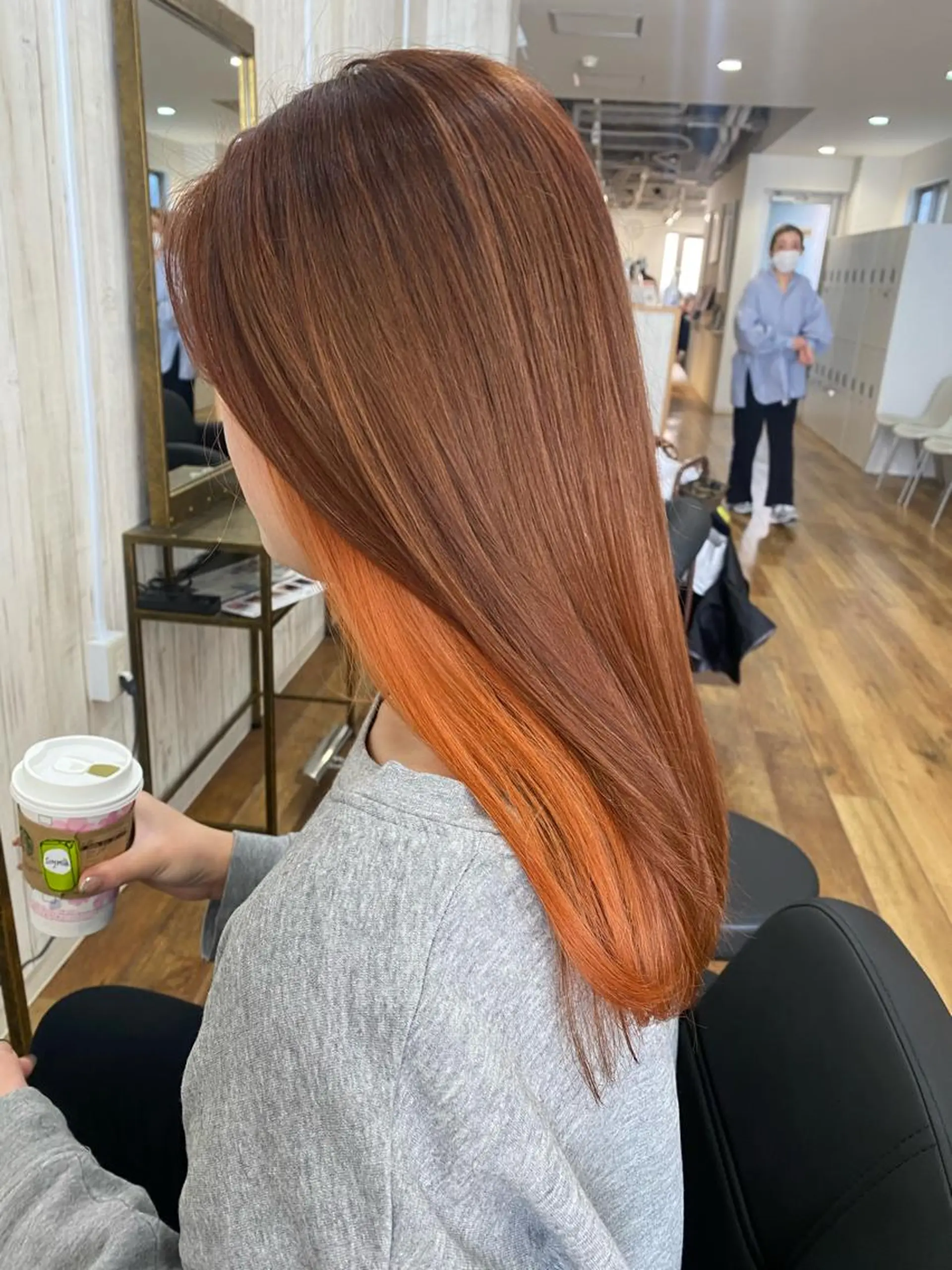 カラー カット ヘアカラー Le'a 谷町🌼 幸村はるひのヘアスタイル