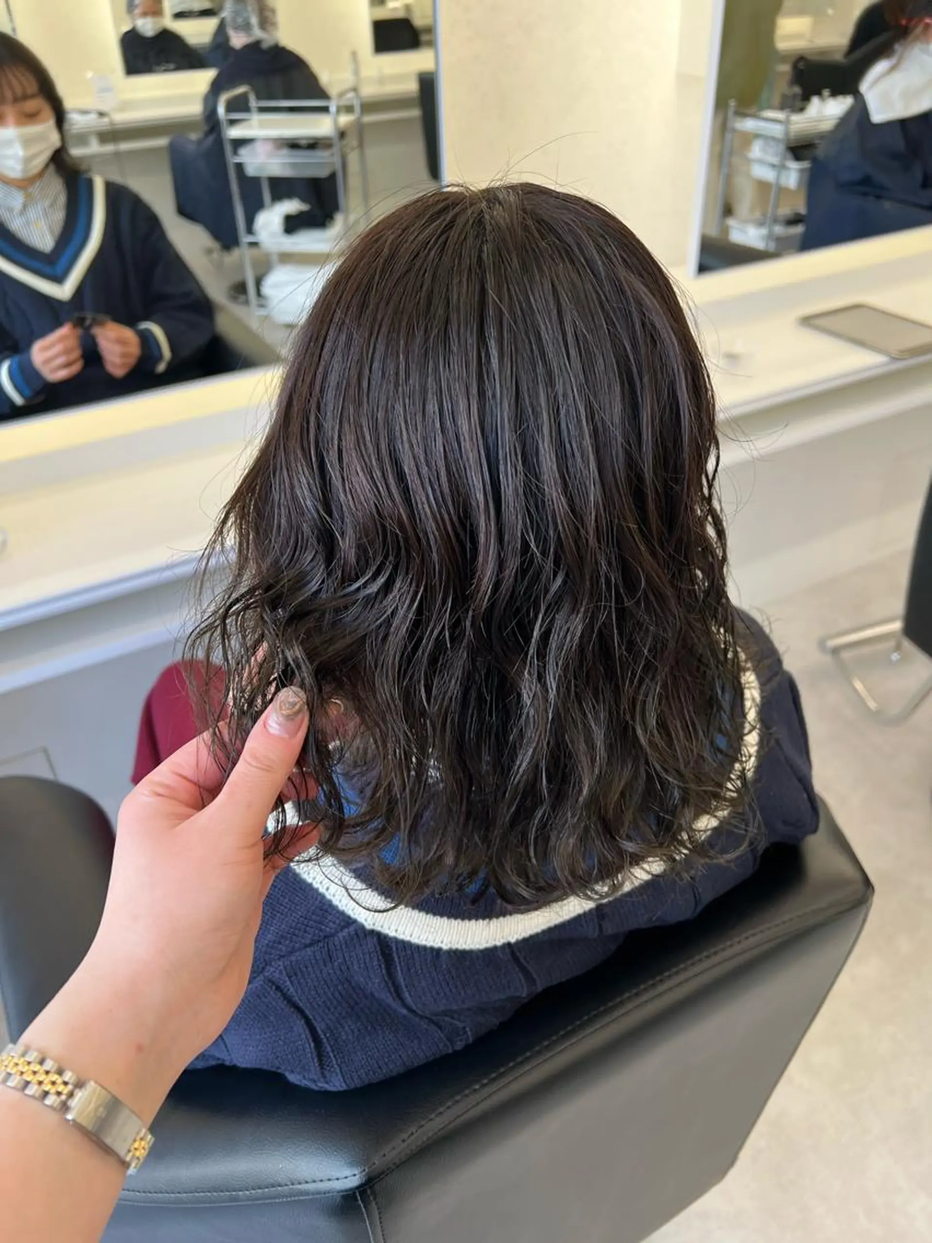 ミディアム カラー ヘアカラー ParveMix /  相馬 さくらのヘアスタイル