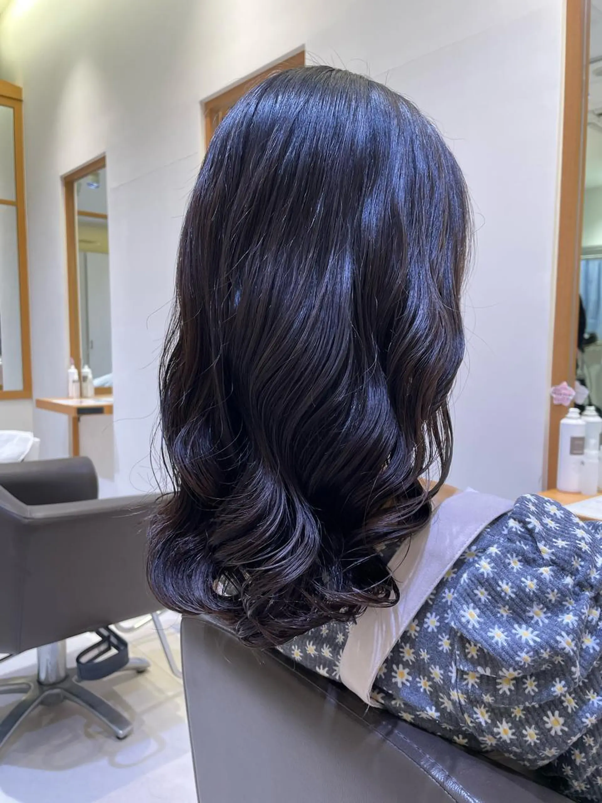 セミロング パーマ パーマ ☁️ボブパーマ/ 咲良🪄のヘアスタイル