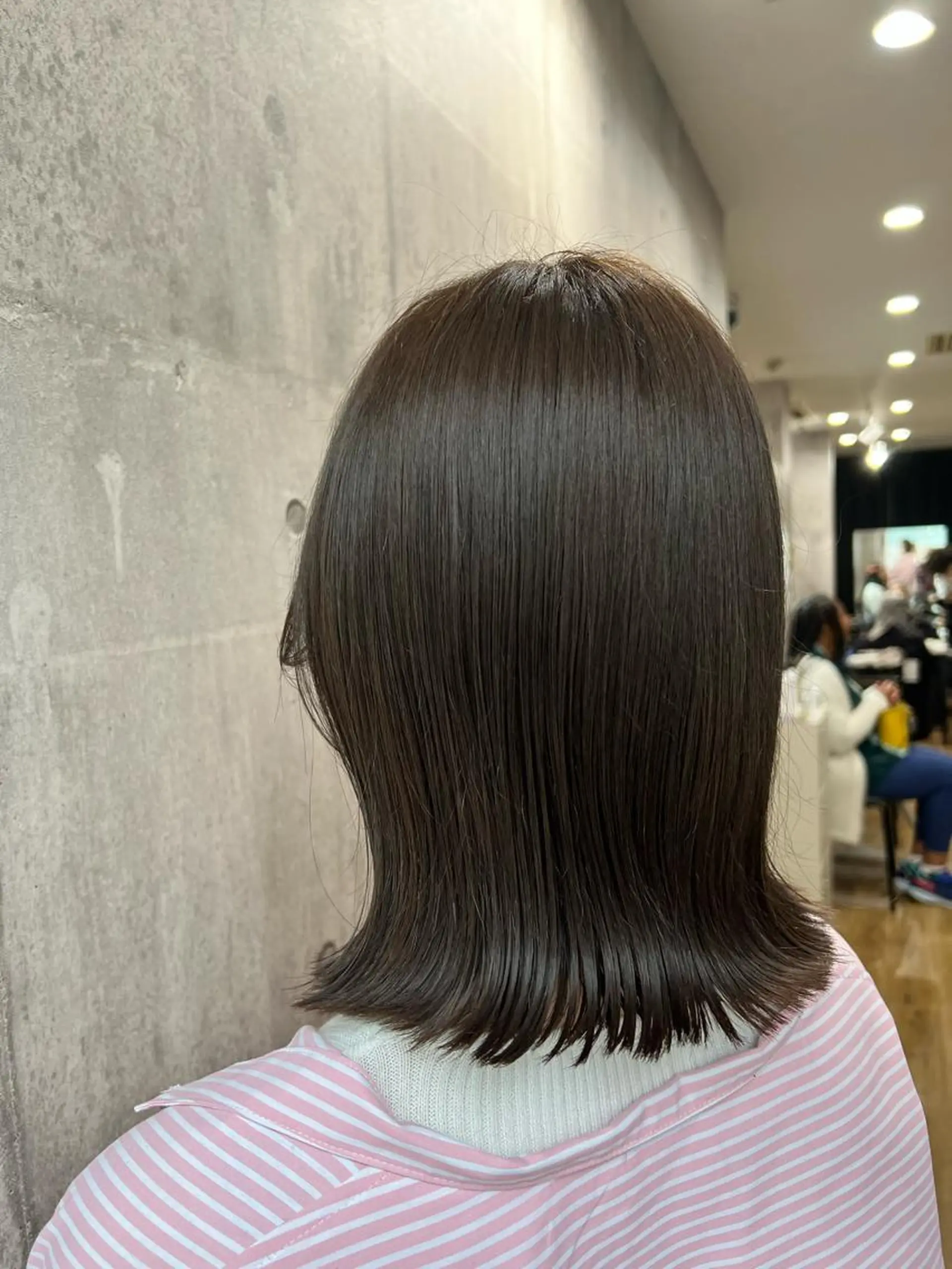 ミディアム チョコレートブラウン ✨レイヤー/透明感 /豊嶋里緒✨のヘアスタイル