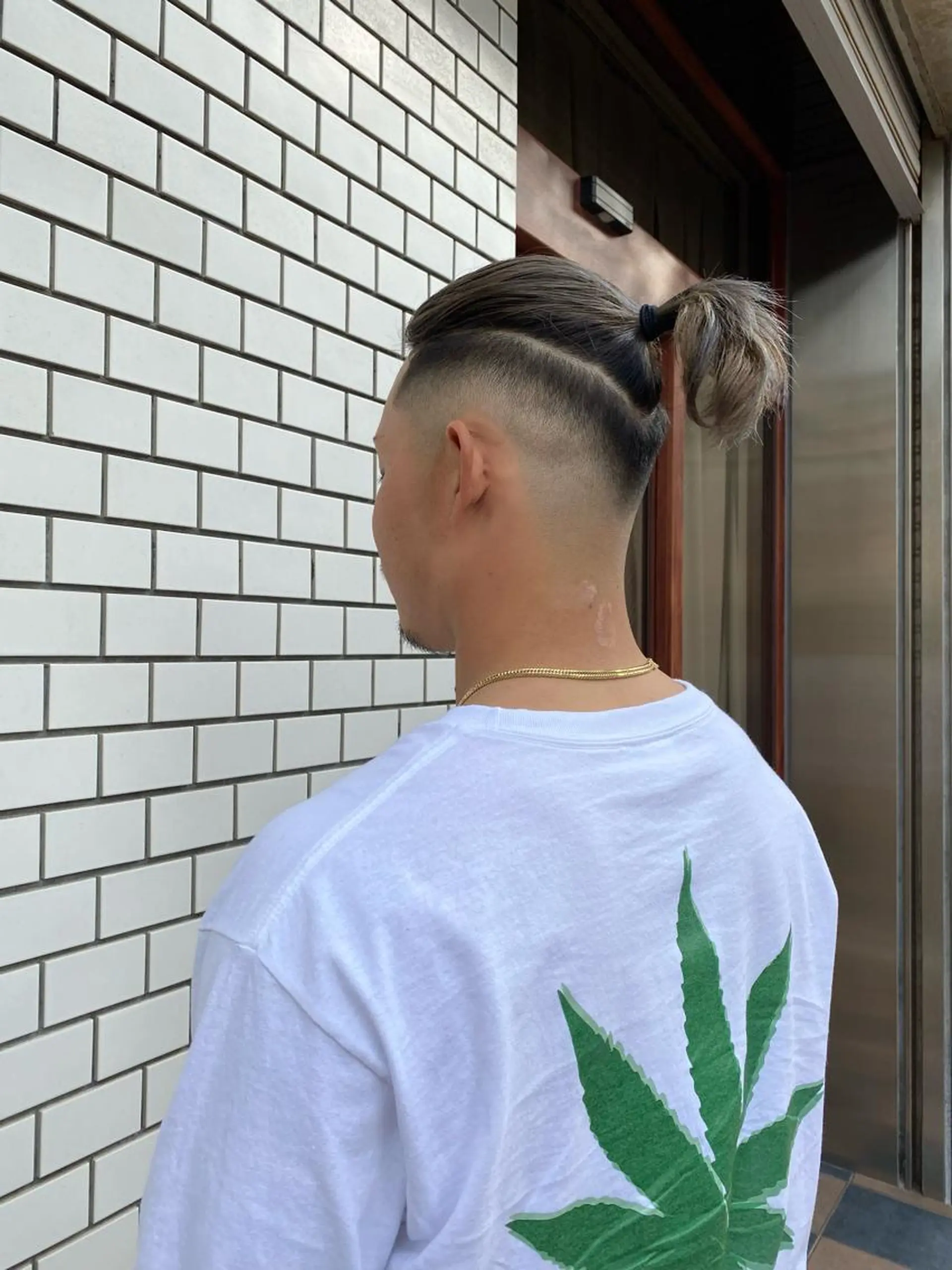 メンズ フェードカット マンバンヘア スキンフェード RaiRa/ 今澄紀仁のヘアスタイル