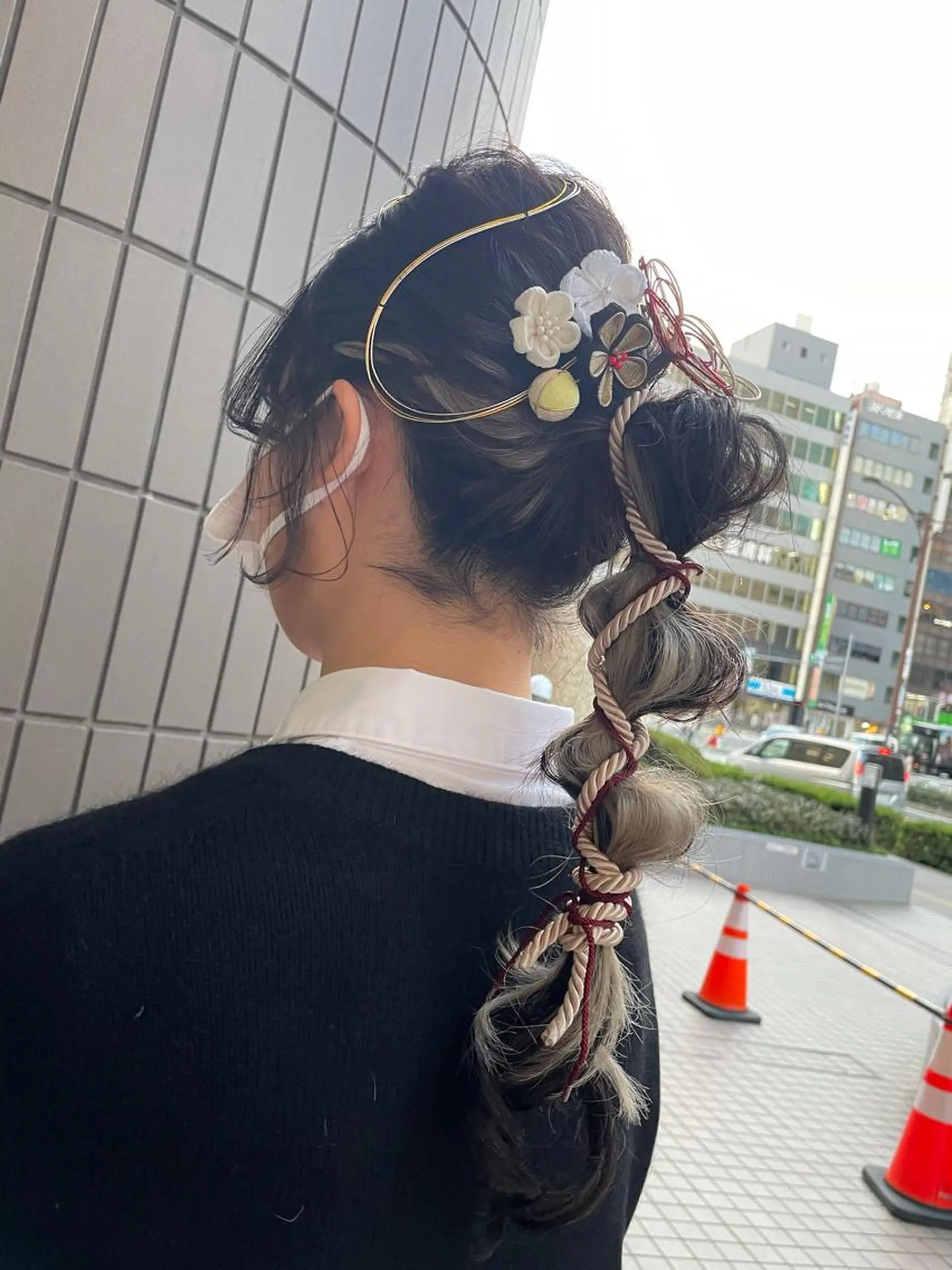 ヘアアレンジ 成人式 FRAME ASUKAのヘアスタイル
