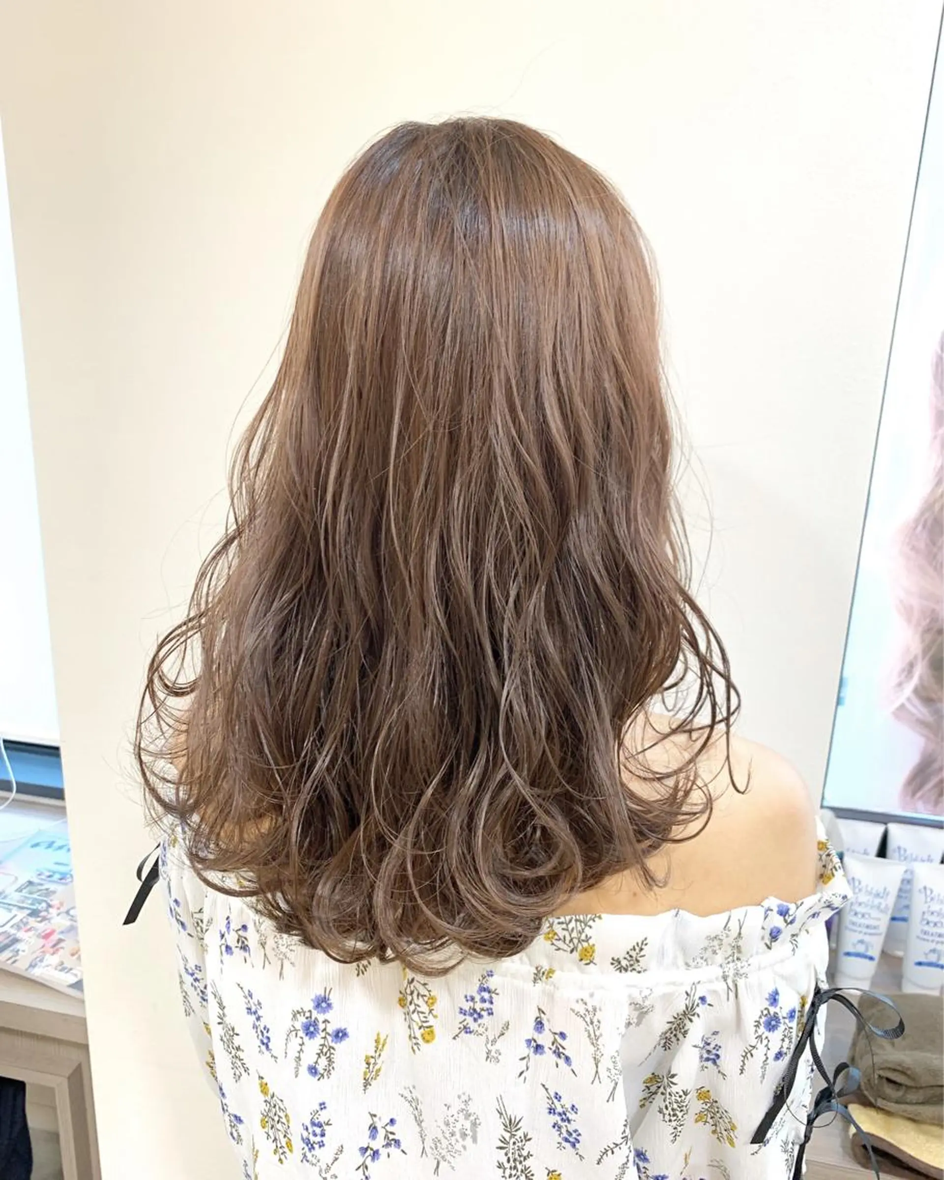 セミロング カラー イルミナカラー カット ヘアカラー パーマ 縮毛矯正 Miru by INCE HAIRのヘアスタイル