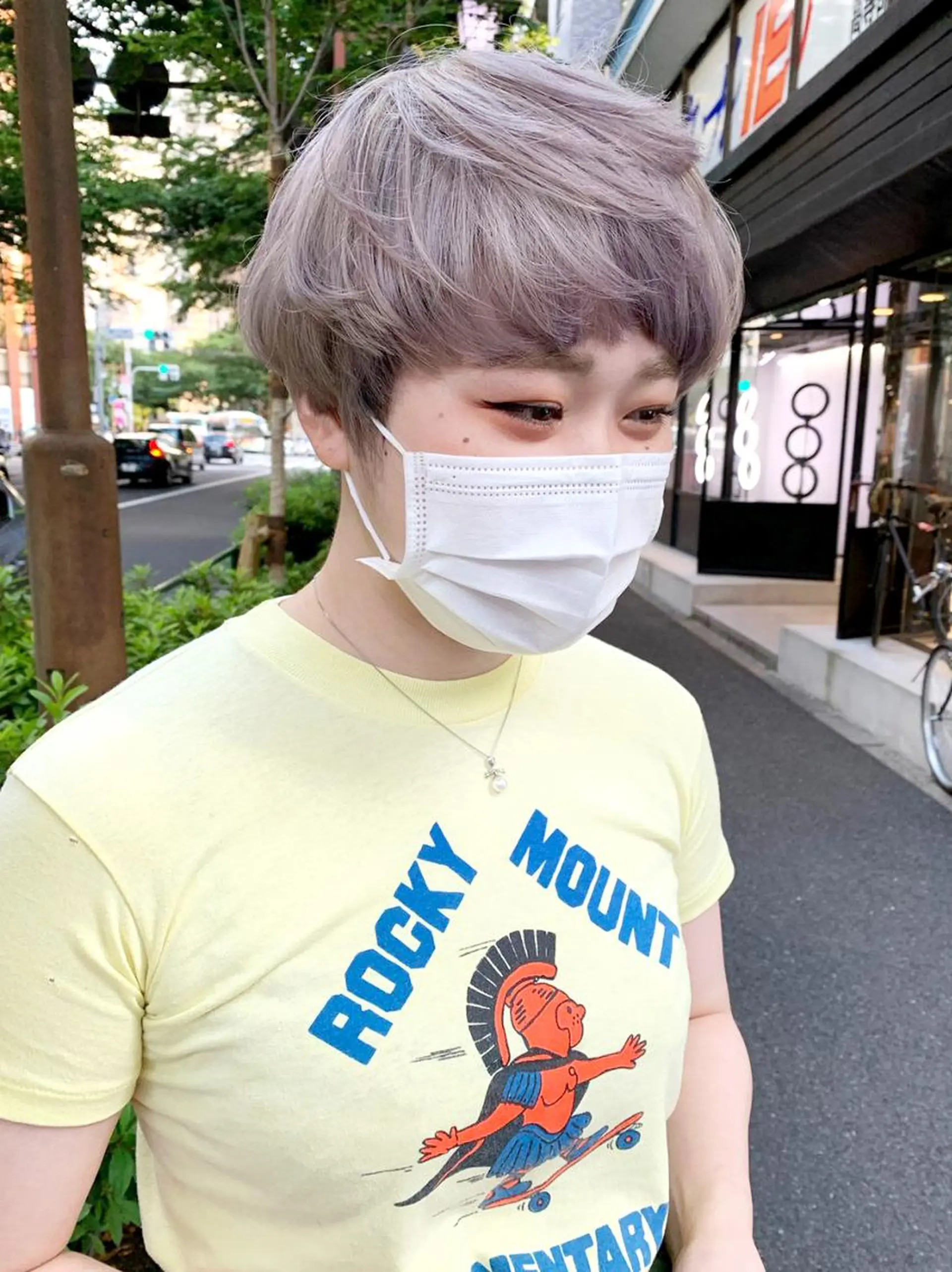 カラー パーマ ヘアアレンジ ベージュカラー ホワイトベージュ カット ヘアカラー トリートメント ITbyALBUM 中野店のヘアスタイル