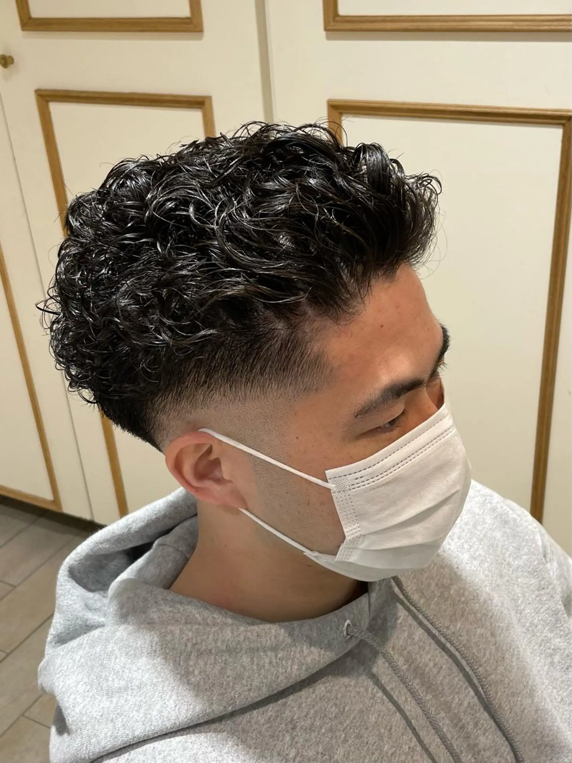 ショート メンズ カット パーマ 🐝メンズハイライト …Rioのヘアスタイル