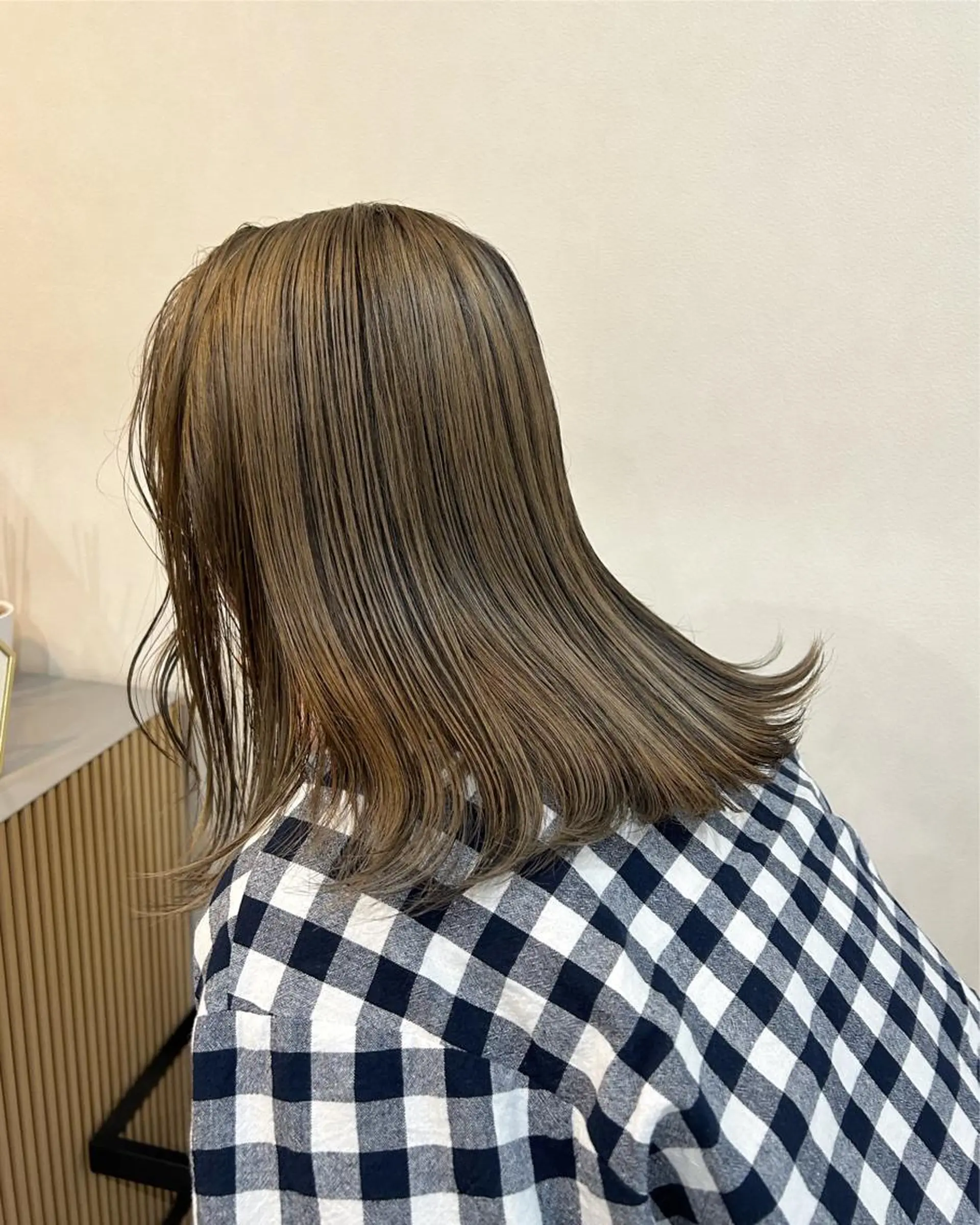 セミロング カラー カット ヘアカラー トリートメント ボブ/透明感カラー 🧸YUI❤️のヘアスタイル