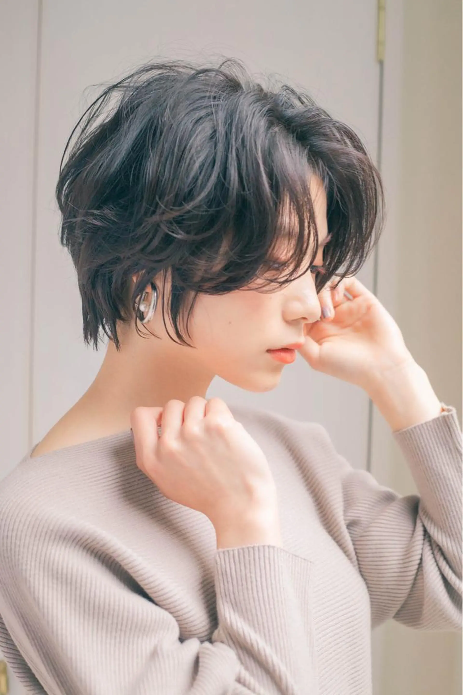 ショート ショートボブ ボブ ショートヘア カット ヘアカラー トリートメント 髪質改善レイヤー/ ボブたんの翔太のヘアスタイル