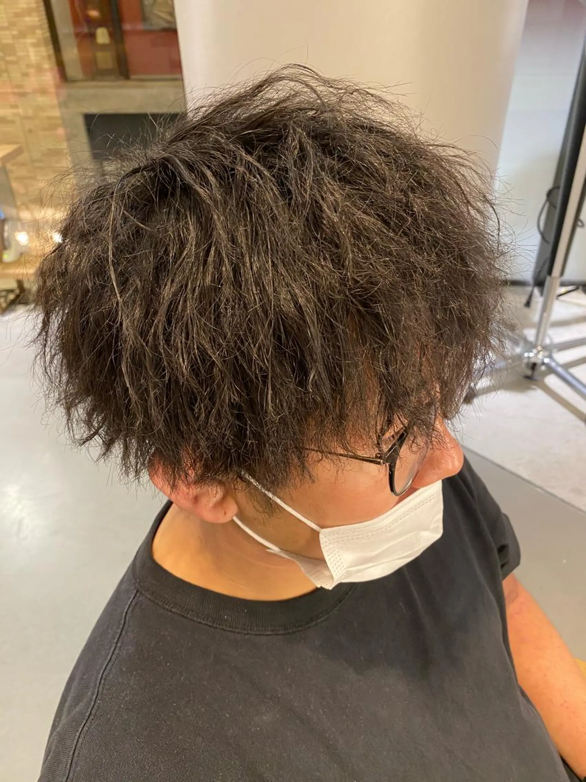 パーマ メンズ 梅田茶屋町メンズ 専門美容師 山元一平のヘアスタイル