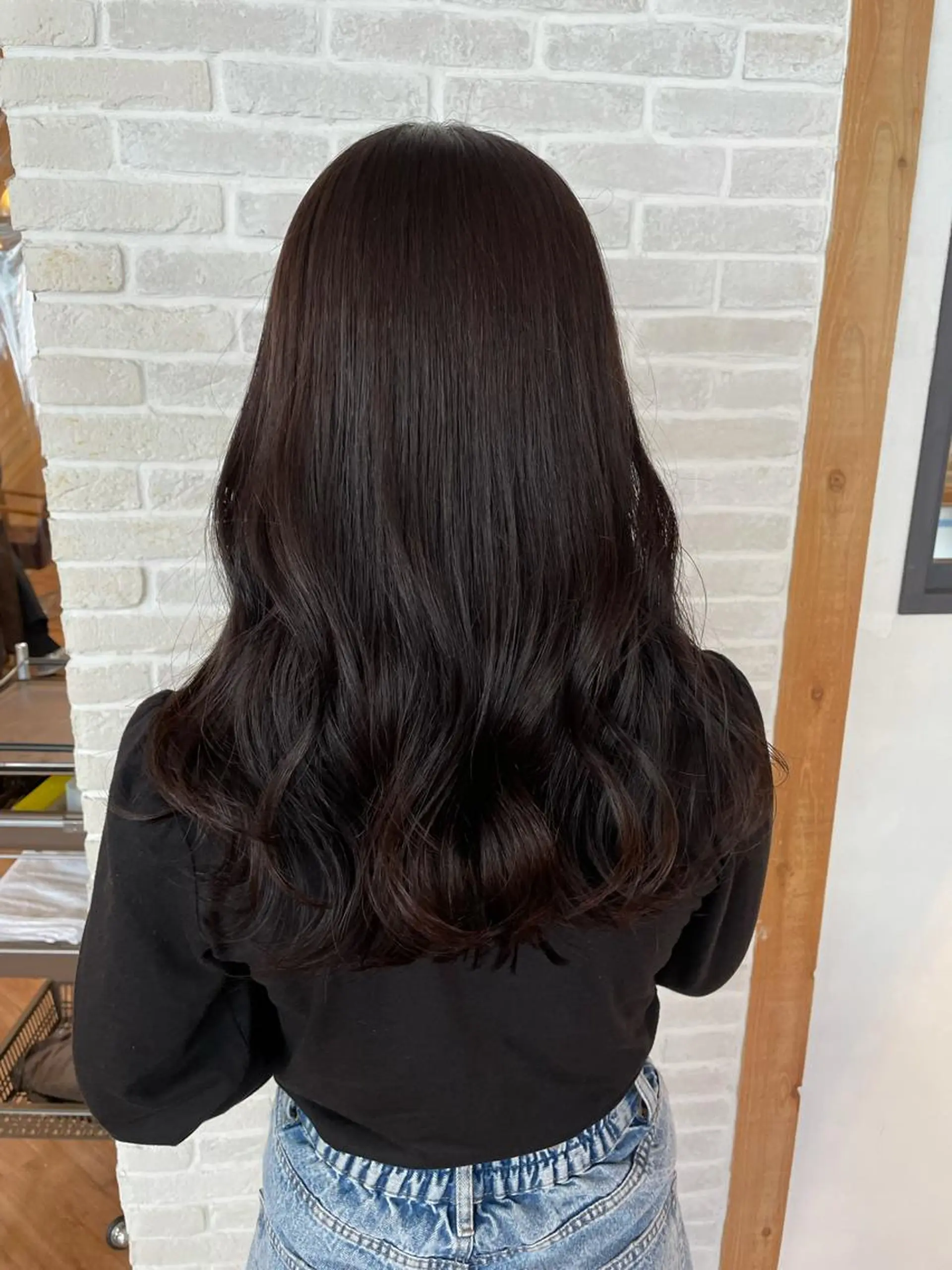 ミディアム カット ヘアカラー 縮毛矯正 トリートメント 🧡/艶髪/桑原 拓也/ショート/🧡のヘアスタイル