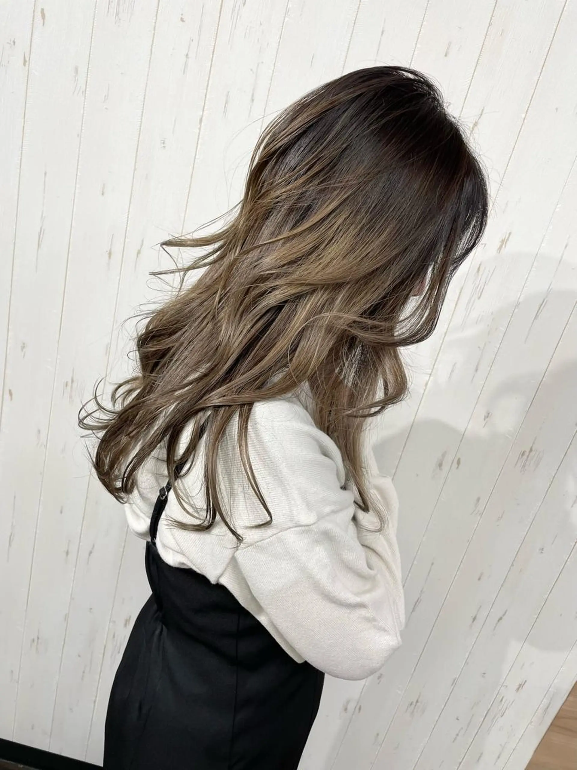 ロング 外国人風カラー ハイライト 韓国風ヘア レイヤーカット AN'TIA小作所属・AN'TIA小作代表 ⭐︎kazuma⭐︎のヘアスタイル