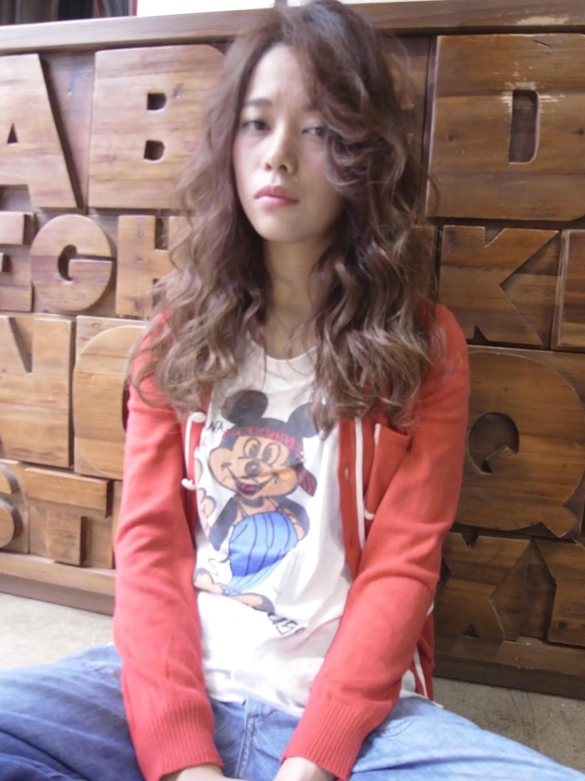 ロング カラー ロング 北條 優輝のヘアスタイル