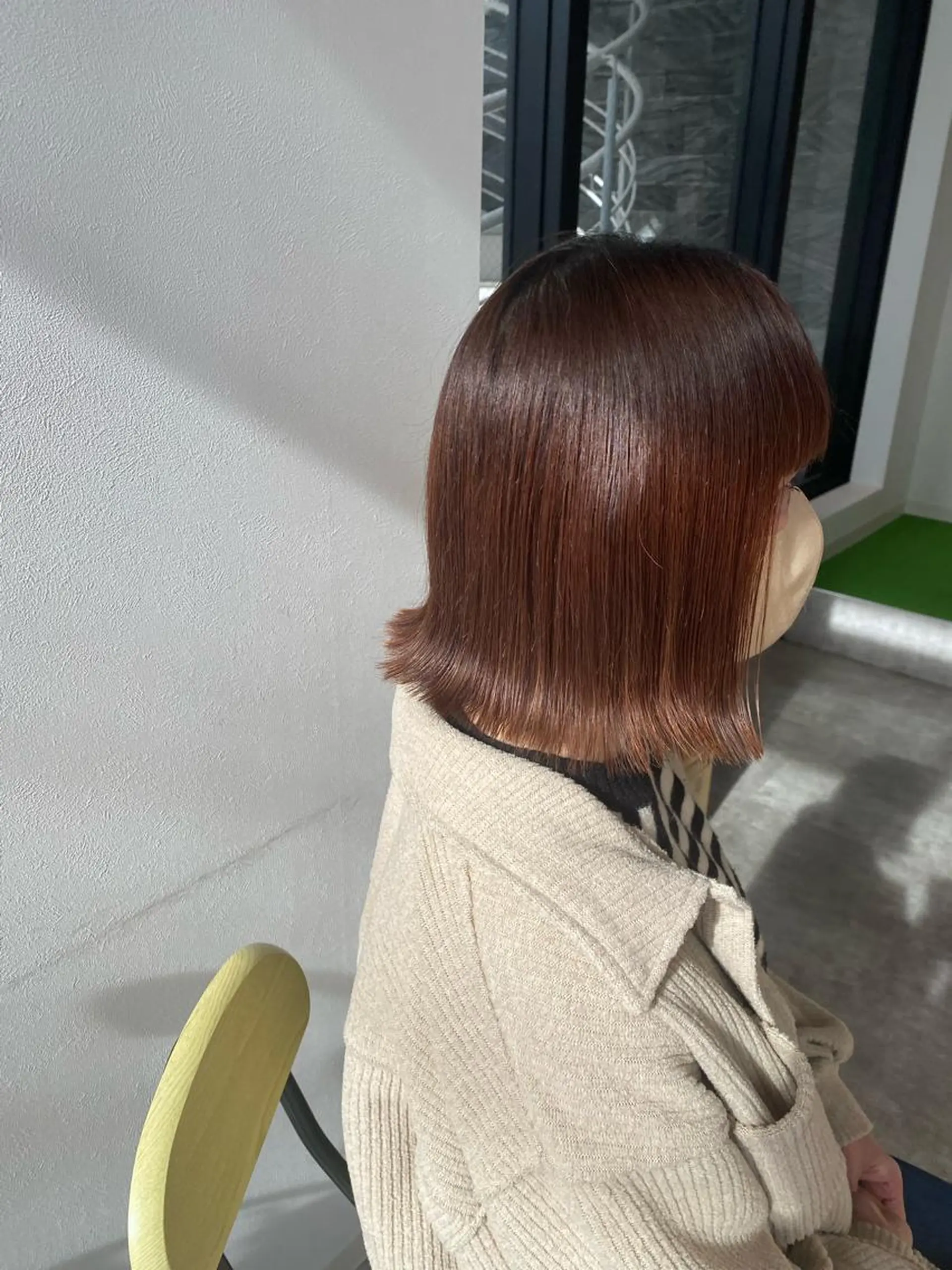 ショート 切りっぱなしボブ ボブ オスズ 🎀´-のヘアスタイル