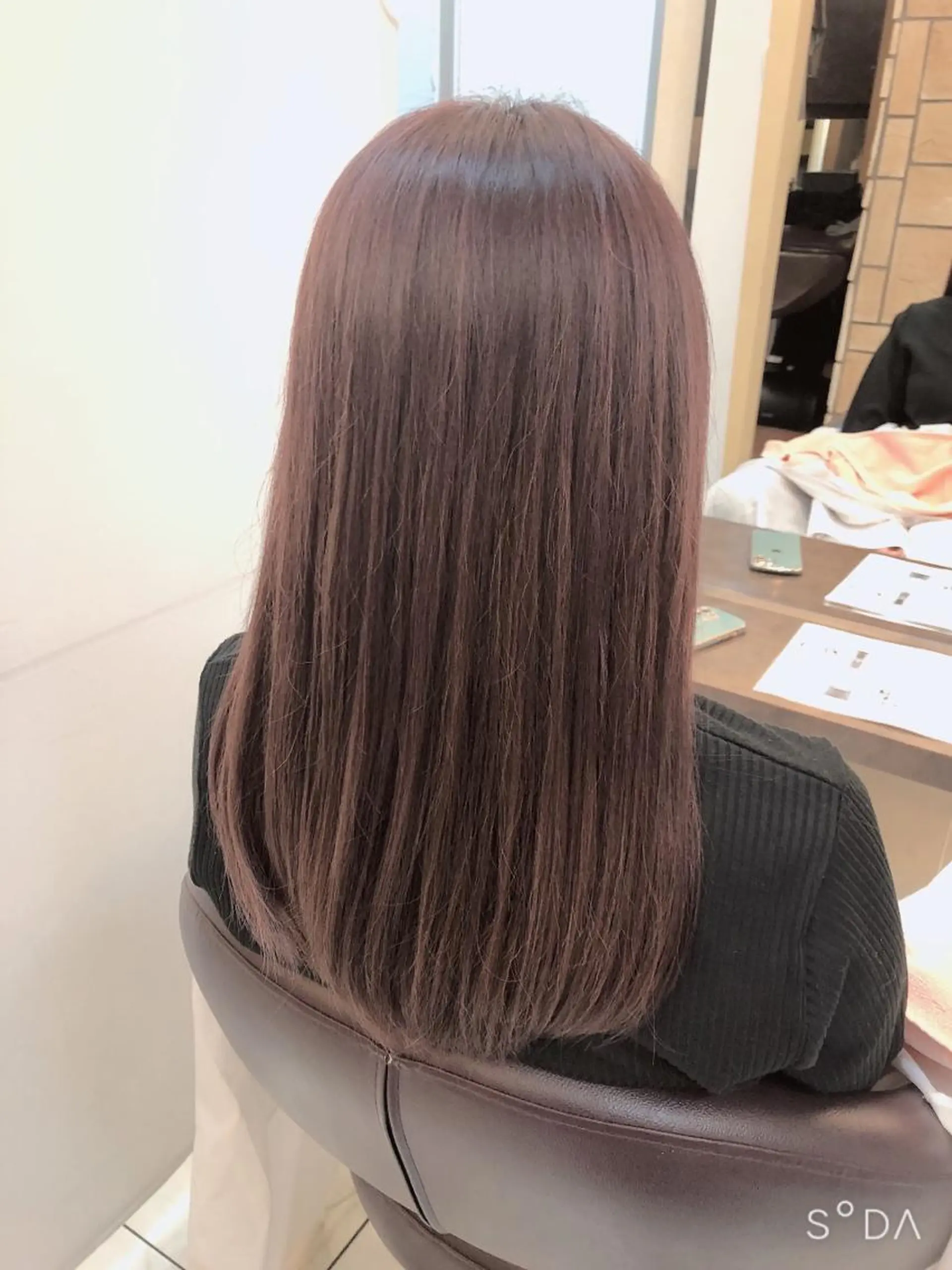 セミロング カット トリートメント 垢抜け透明感カラー 🌻篠崎梓🌻のヘアスタイル