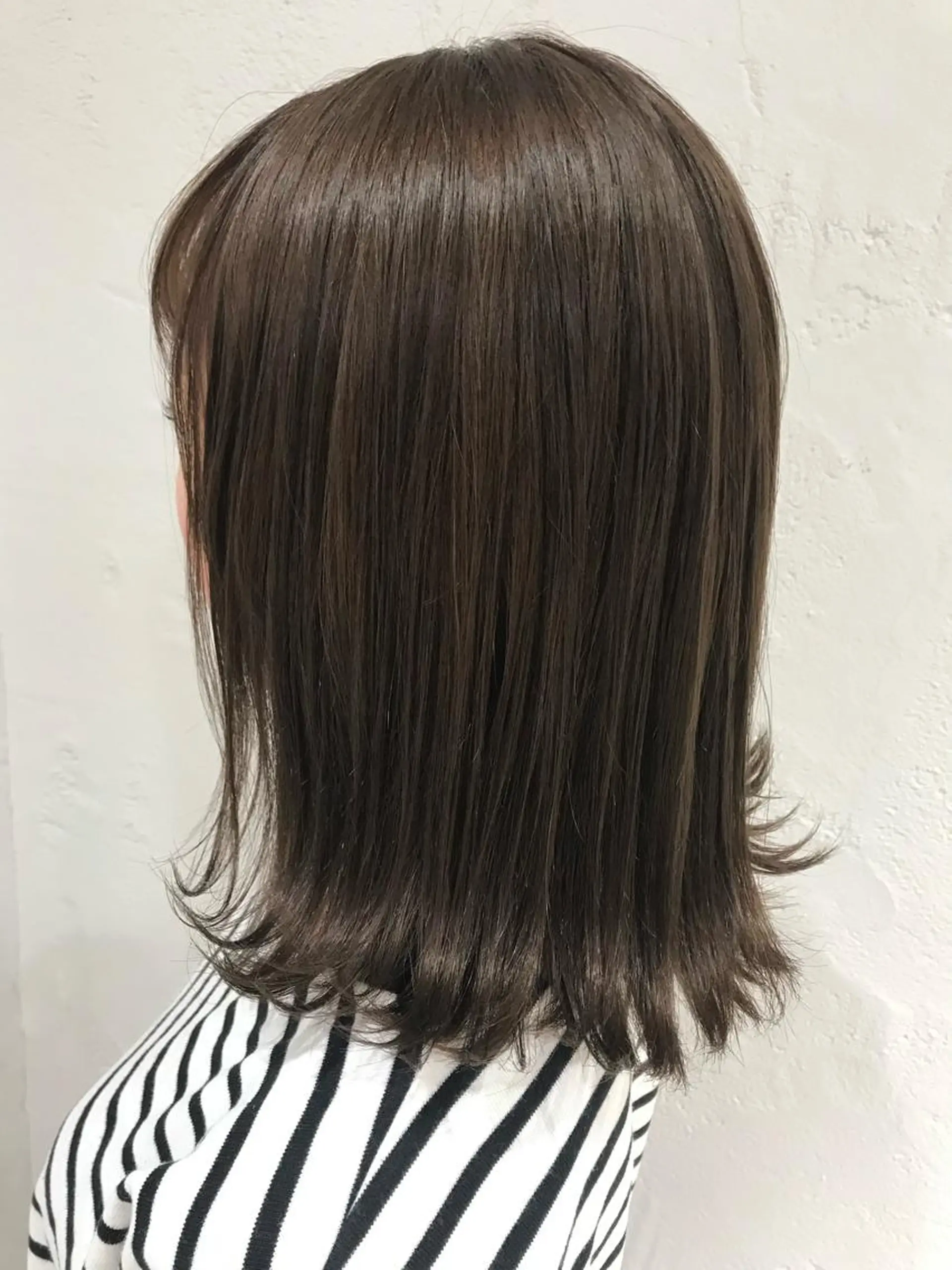 ミディアム カラー パーマ ヘアアレンジ カット ヘアカラー トリートメント 韓国ヘア/レイヤー /透明感カラー❤️のヘアスタイル