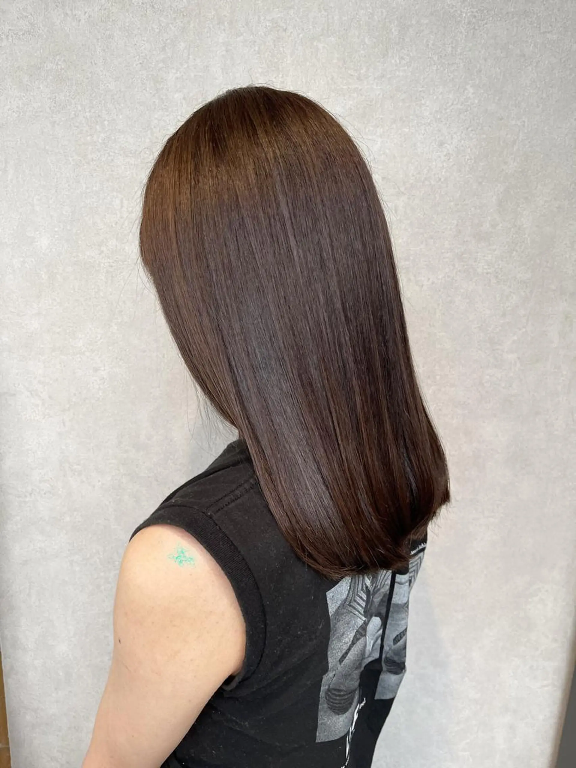 セミロング トリートメント 栗本 博史のヘアスタイル