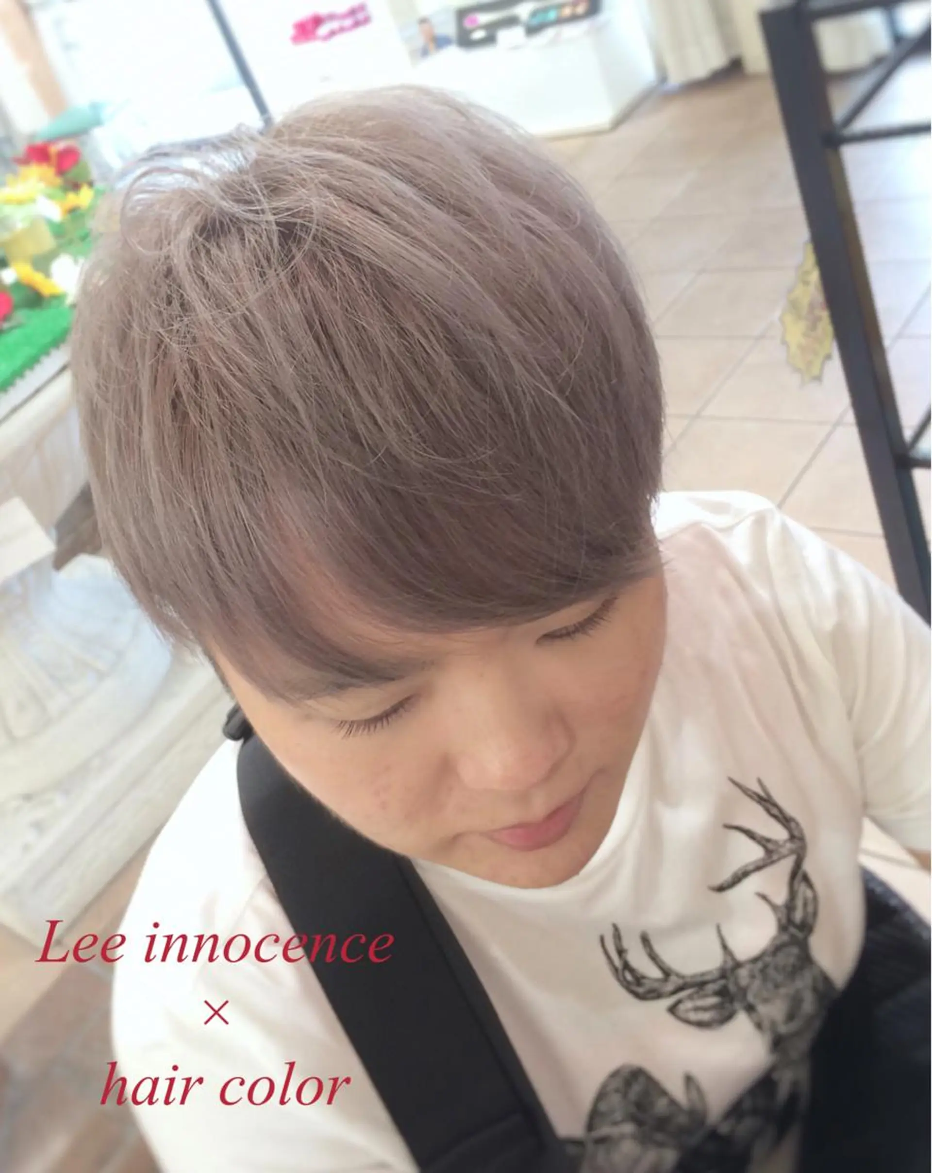 ショート ミディアム カラー メンズ カラー/髪質改善スペ シャリスト宮本　伸一のヘアスタイル