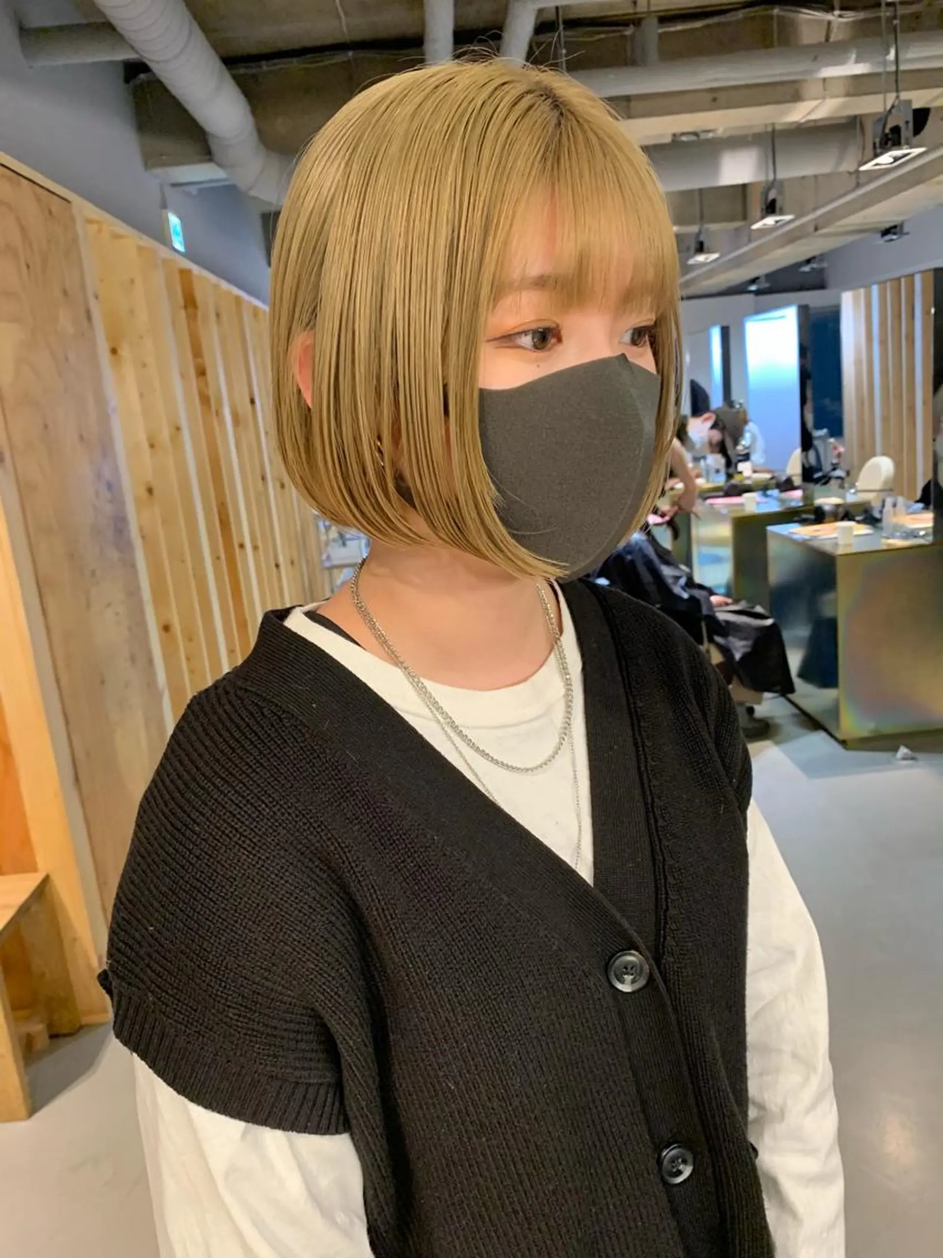 ショート カラー ボブ カット ヘアカラー トリートメント tension 【テンション】のヘアスタイル