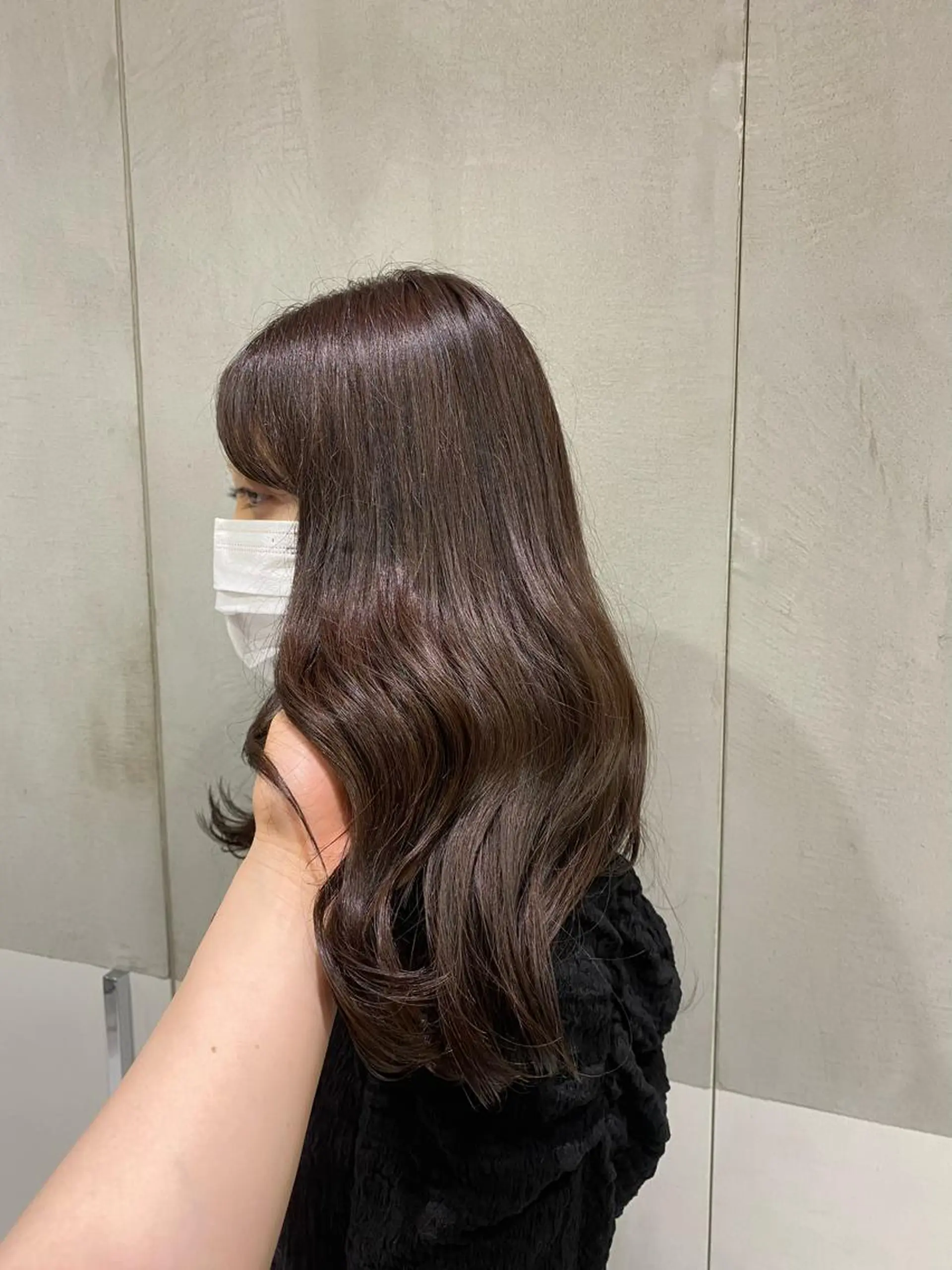 セミロング カラー ブラウンカラー ラベンダーカラー ピンクカラー ピンクラベンダー 艶感/ナチュラル 🌿マアヤのヘアスタイル