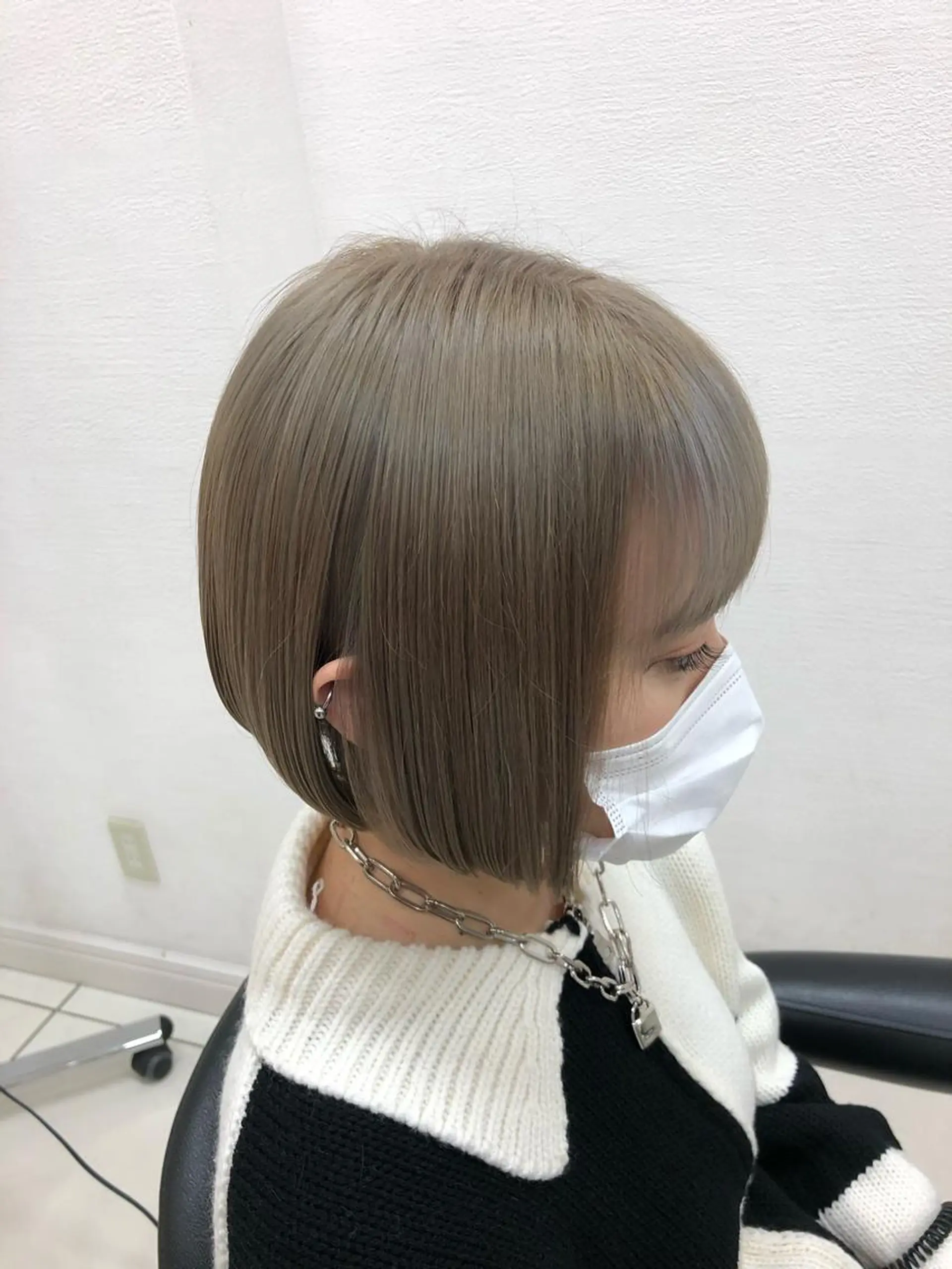 ミディアム カラー ヘアカラー 渕向 克海のヘアスタイル