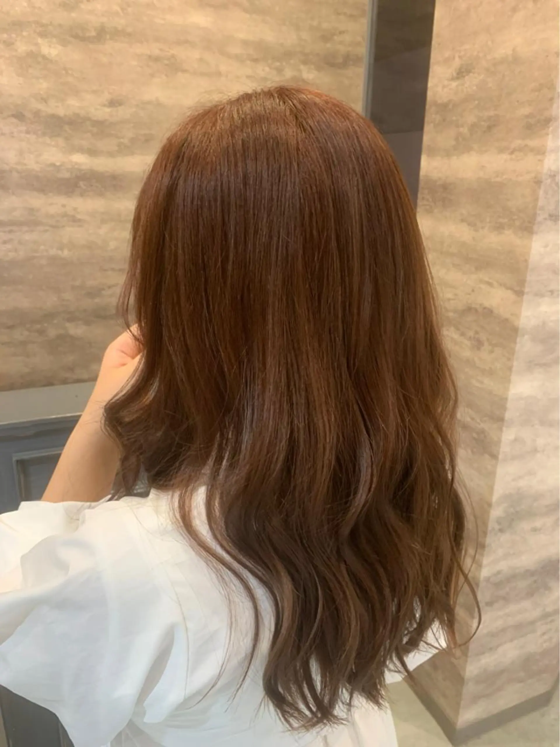 セミロング カラー ベージュカラー ブラウンカラー 🫟Blanco🫟 Color&Careのヘアスタイル