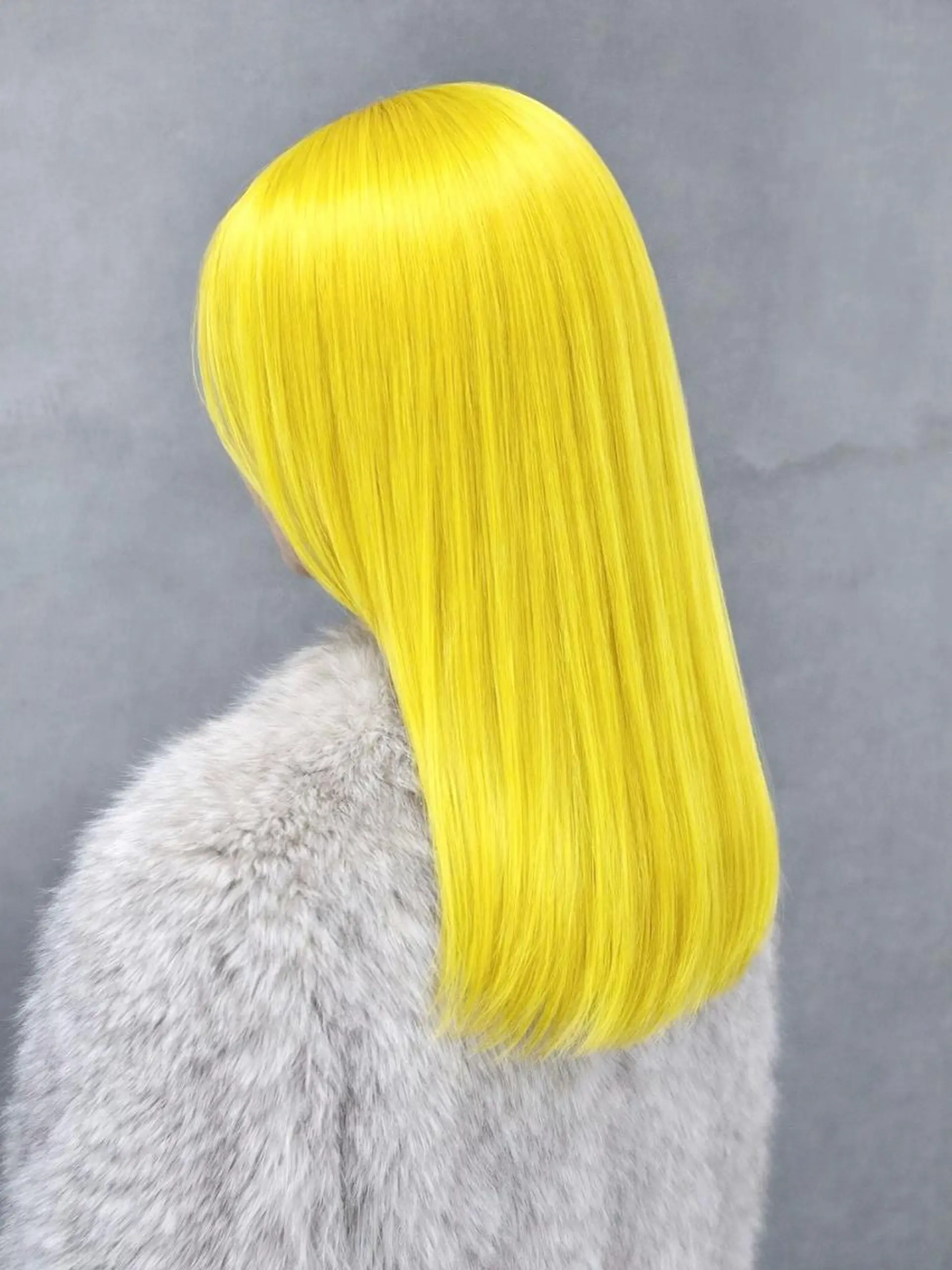 セミロング カラー ダブルカラー ハイトーンカラー 顔まわりレイヤー 顔周りカット レイヤーカット カット ヘアカラー トリートメント ITbyALBUM 中野店のヘアスタイル