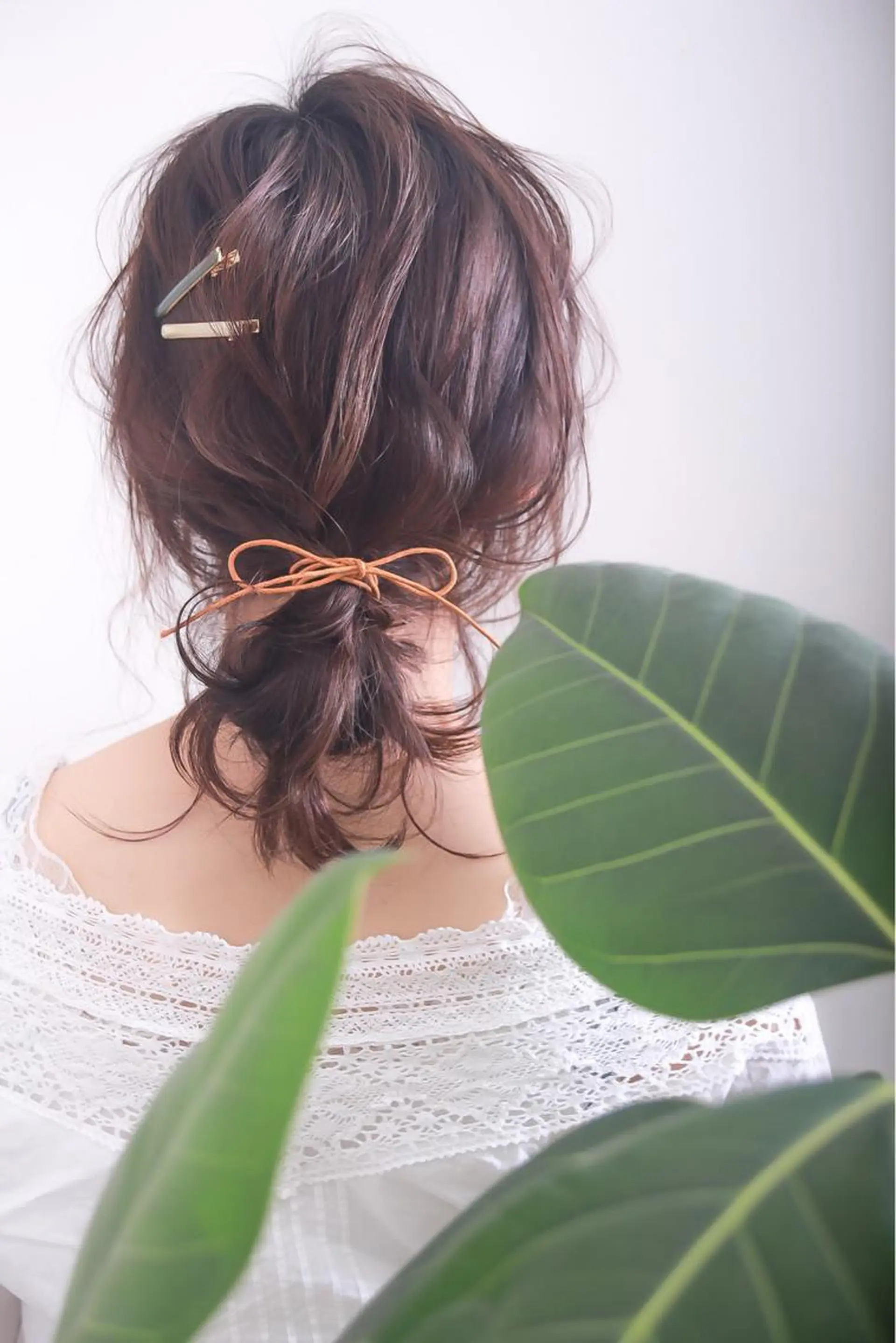 セミロング ヘアアレンジ 伊藤 裕貴のヘアスタイル