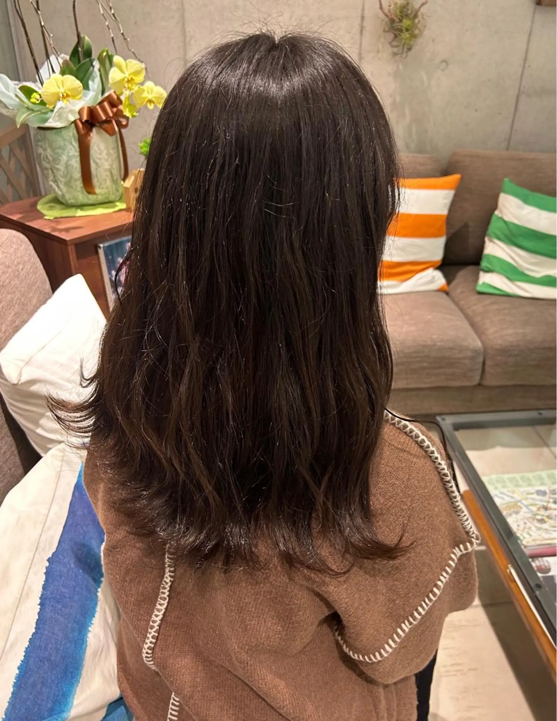 ロング カラー 増渕 里奈のヘアスタイル
