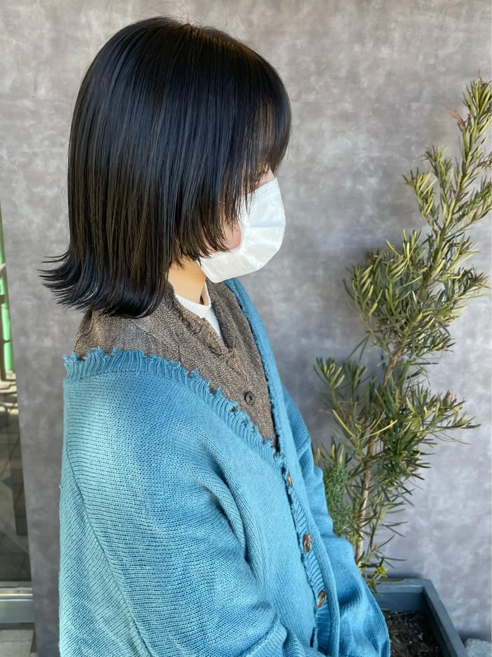 ミディアム カット 竹田 紀美のヘアスタイル