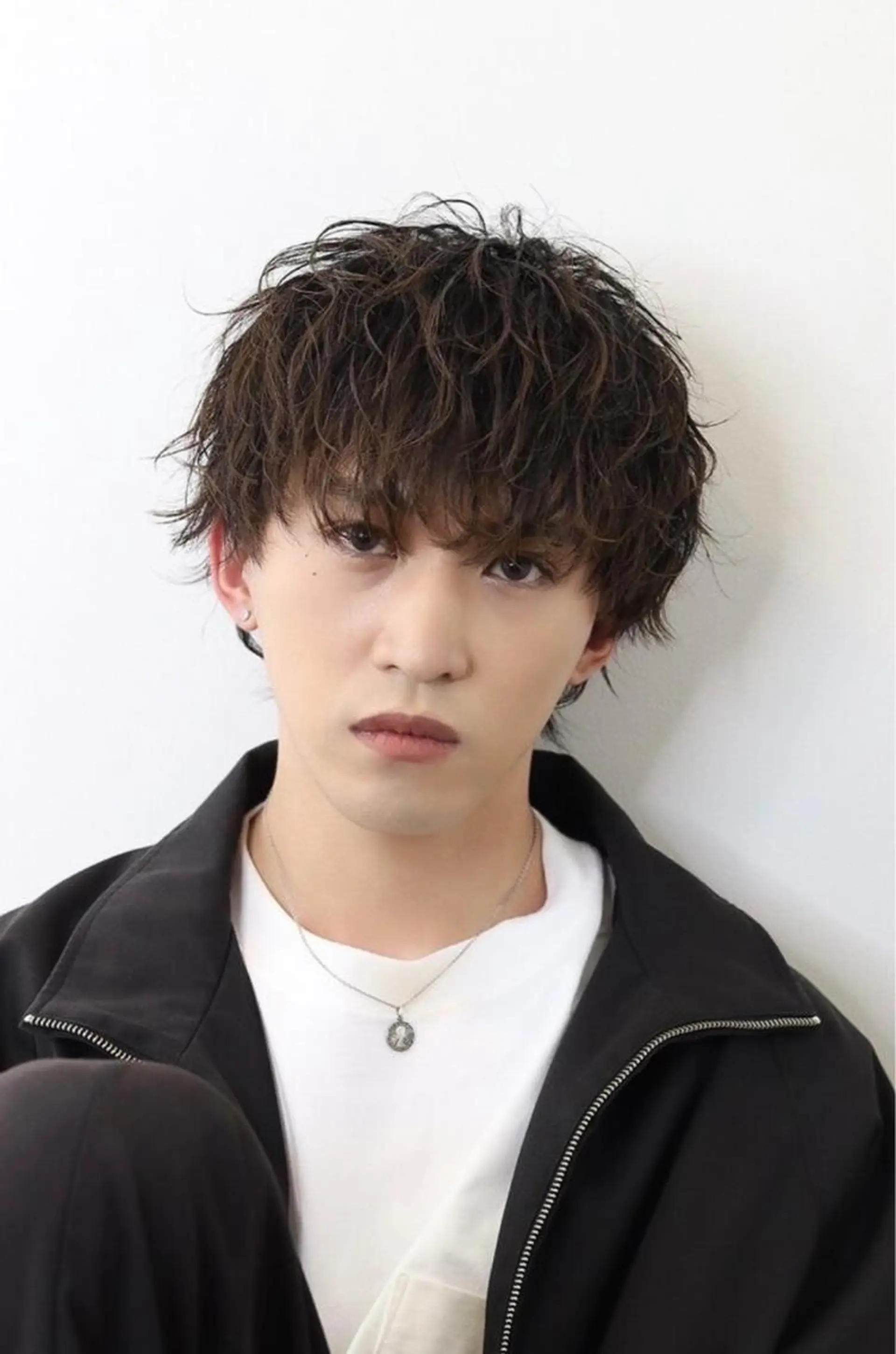 メンズ ヘアカラー カットモデル募集 ロロネー三国のヘアスタイル