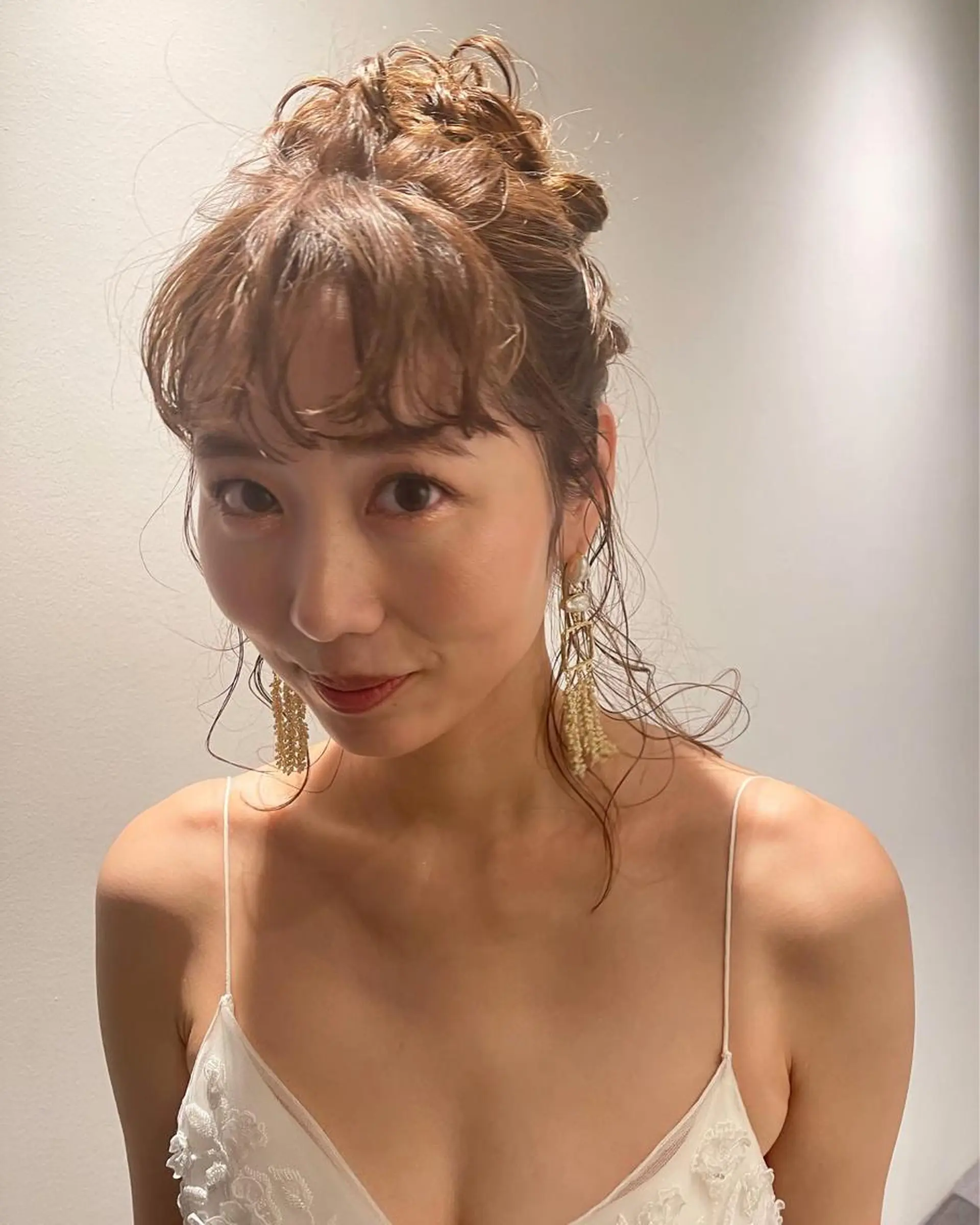 ヘアアレンジ ヘアセット 💓パーマ，💗 レイヤーカットのヘアスタイル