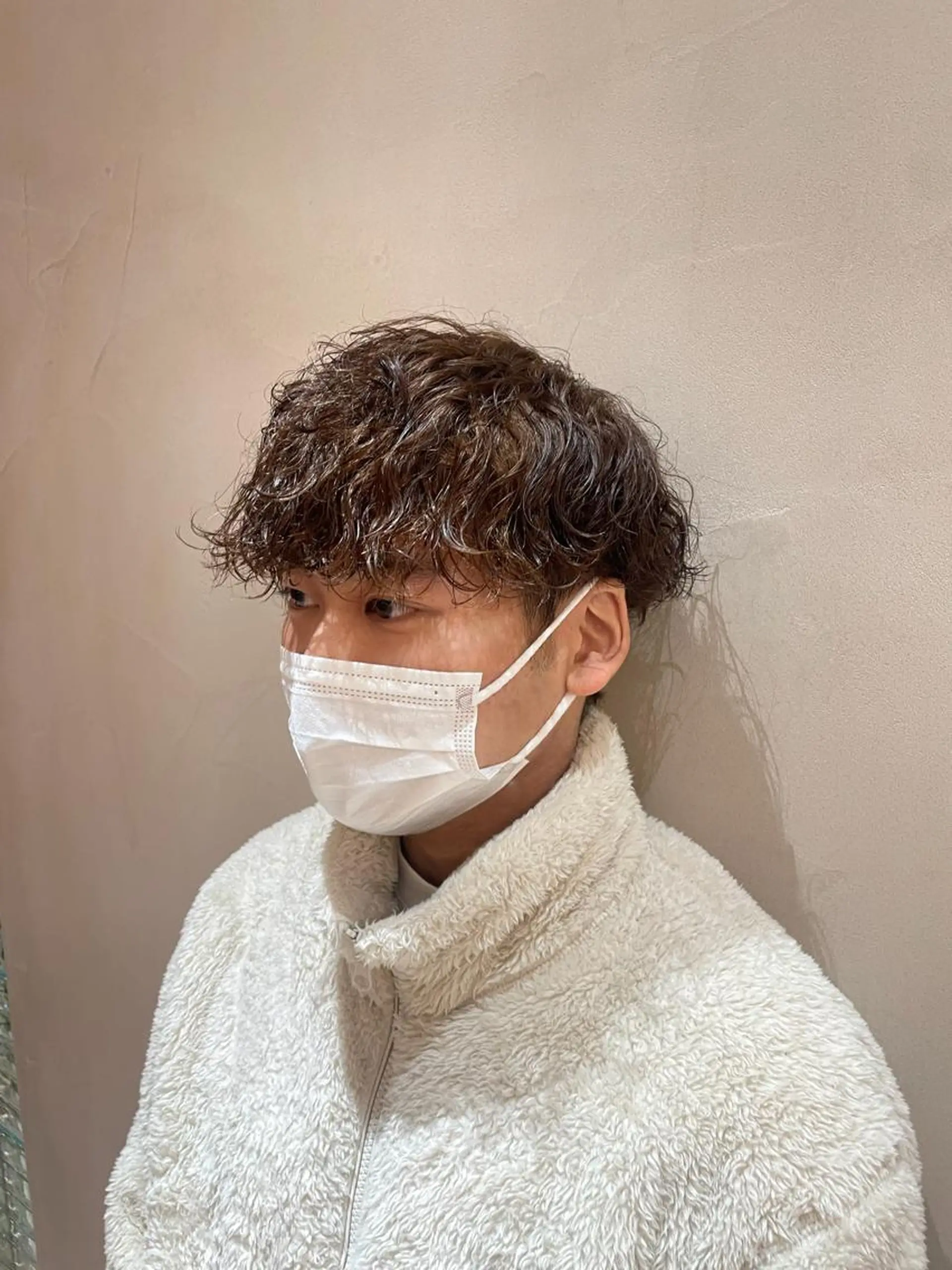 ショート パーマ メンズ メンズパーマ 波巻きパーマ スパイラルパーマ 渋谷/メンズ特化/ 女子ウケ/FUKAのヘアスタイル