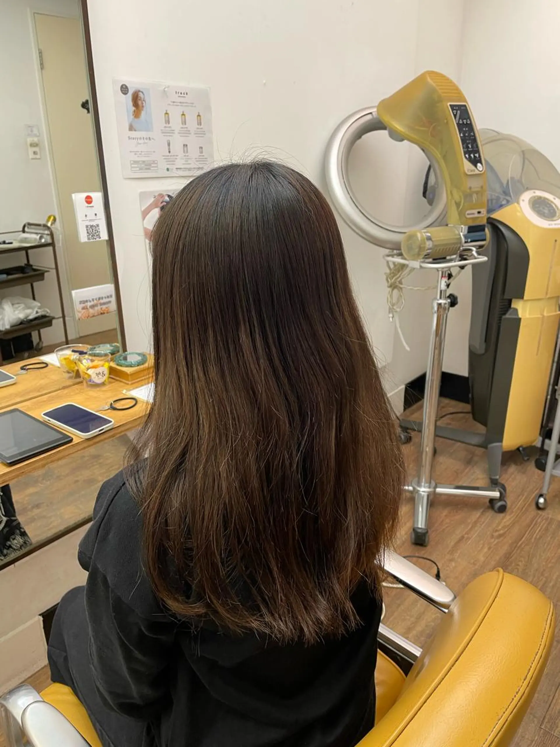 セミロング カラー ブリーチ トリートメント 川上拓真 ✂︎学芸大学のヘアスタイル
