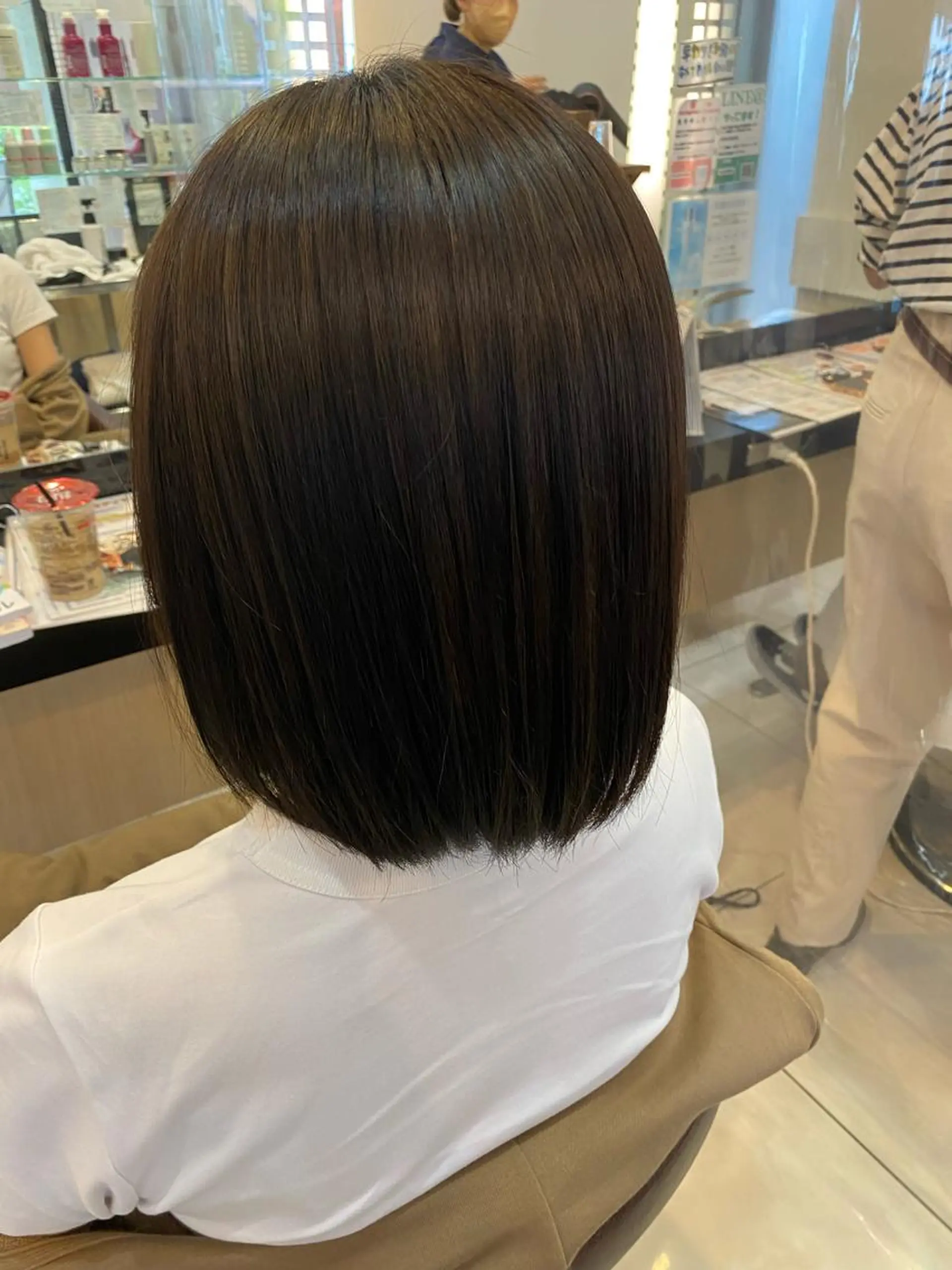 ミディアム たけだゆめ ダブルカラーのヘアスタイル