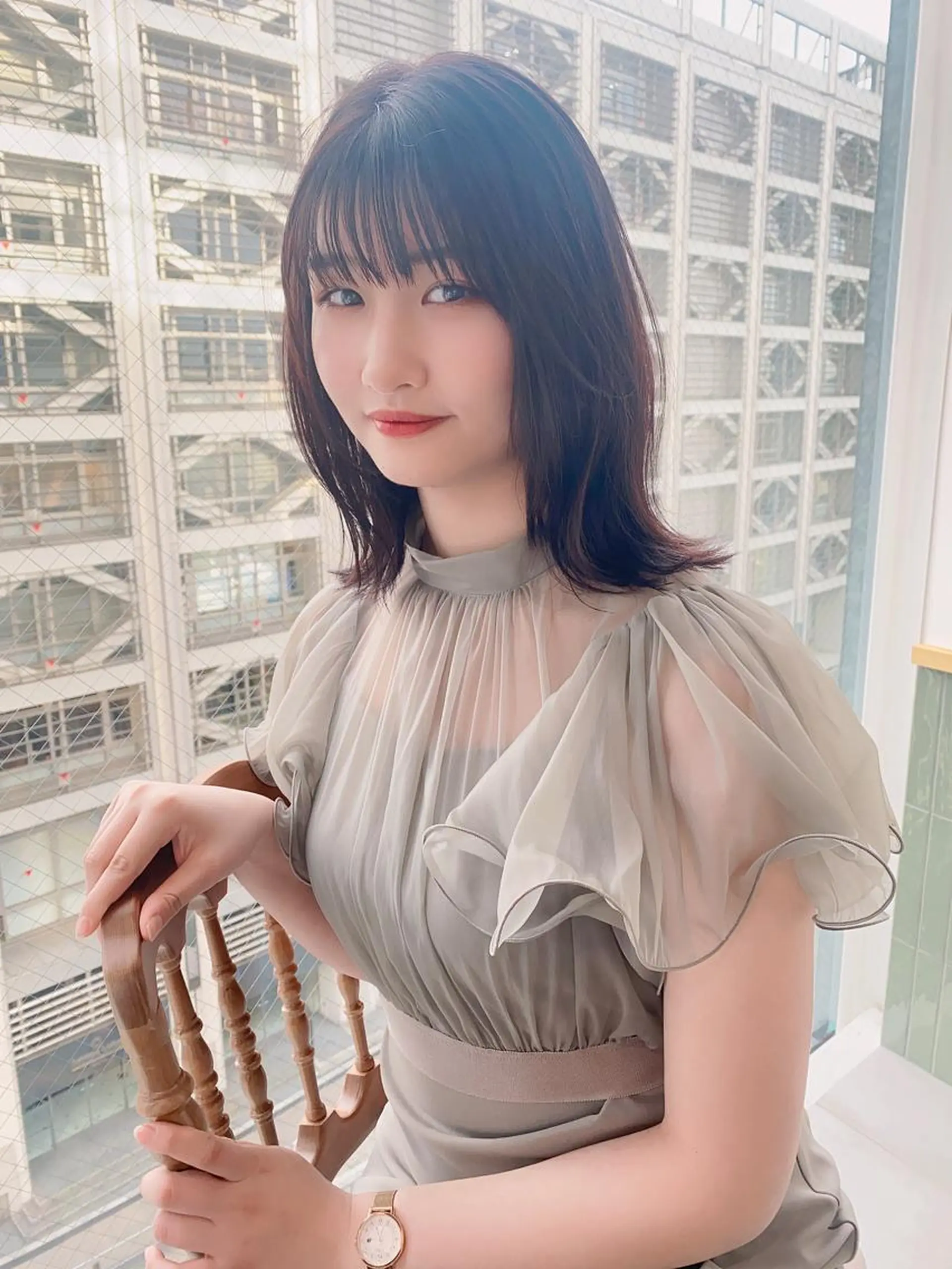 セミロング カラー ヘアアレンジ カット ヘアカラー トリートメント 【代表】 たき〜のヘアスタイル