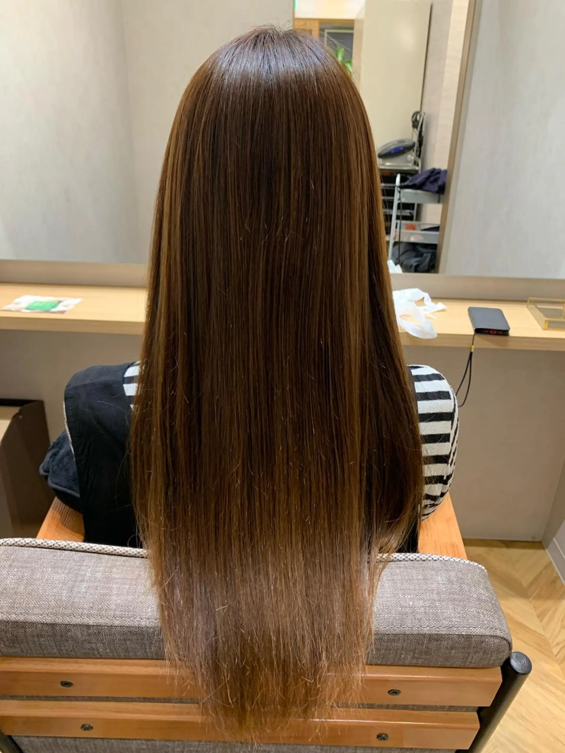 ロング カット 縮毛矯正 newiネウィ _naoのヘアスタイル