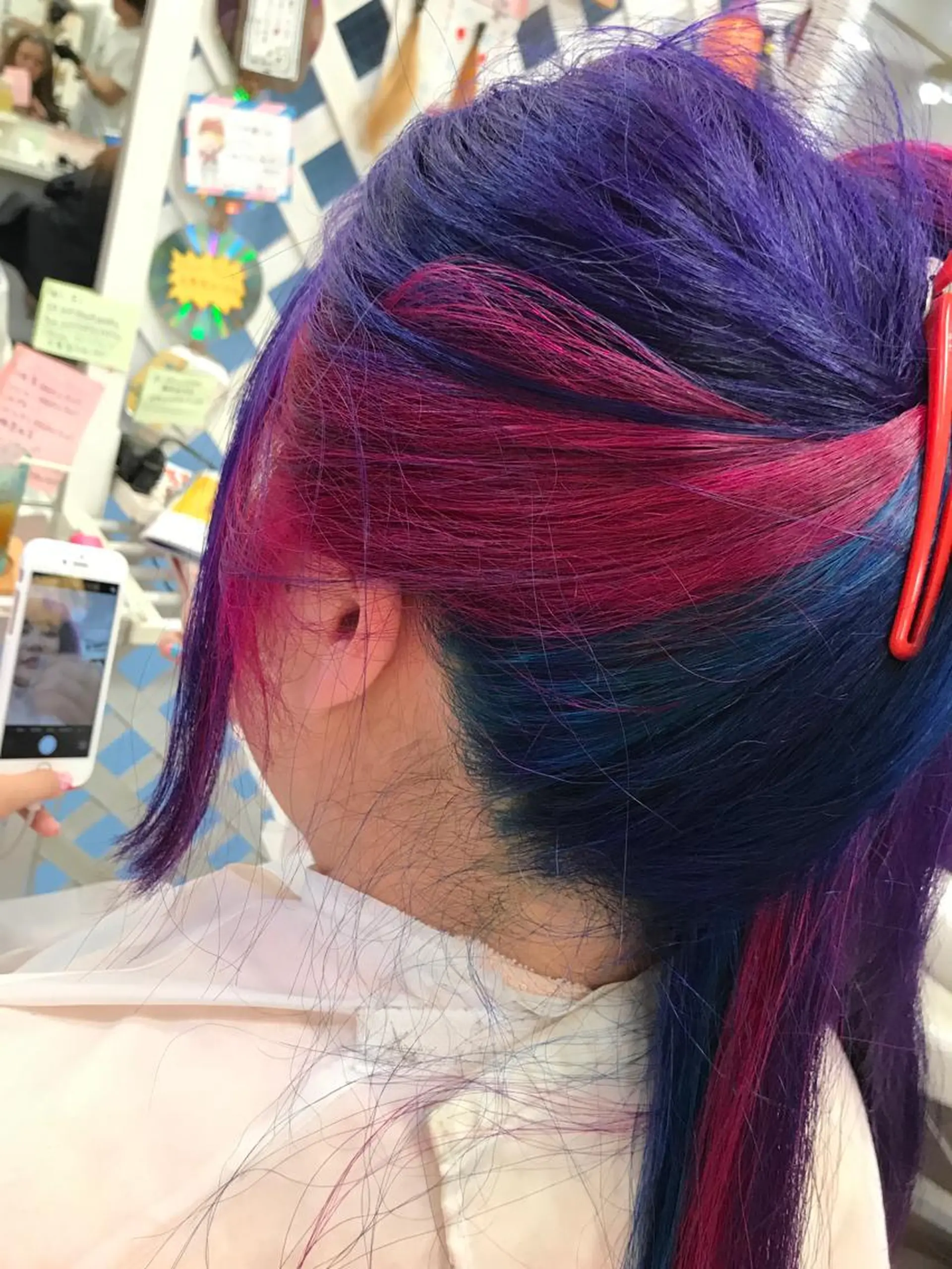 ロング カラー 岩谷/ブリーチ 🪽透明感カラーのヘアスタイル