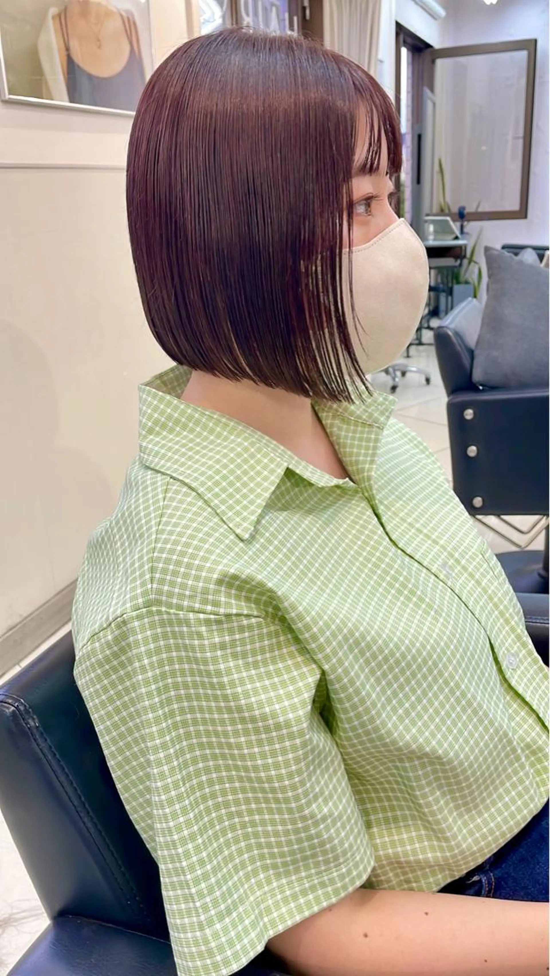 ショート カラー vain所属・パーマウルフショート 濱田匠のヘアスタイル