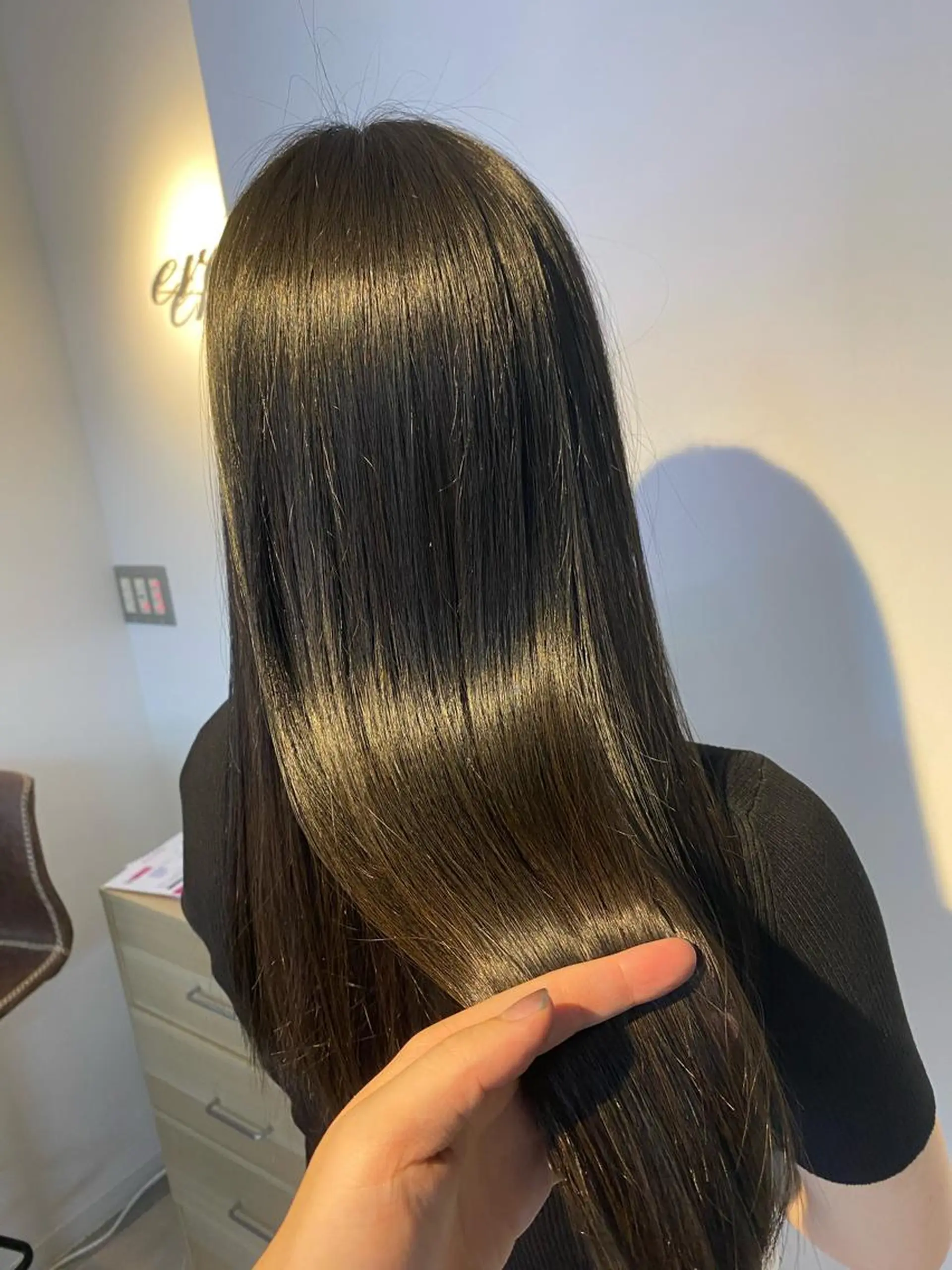 ロング 縮毛矯正 透明感/ツヤ髪/ さら艶/前田祥汰のヘアスタイル