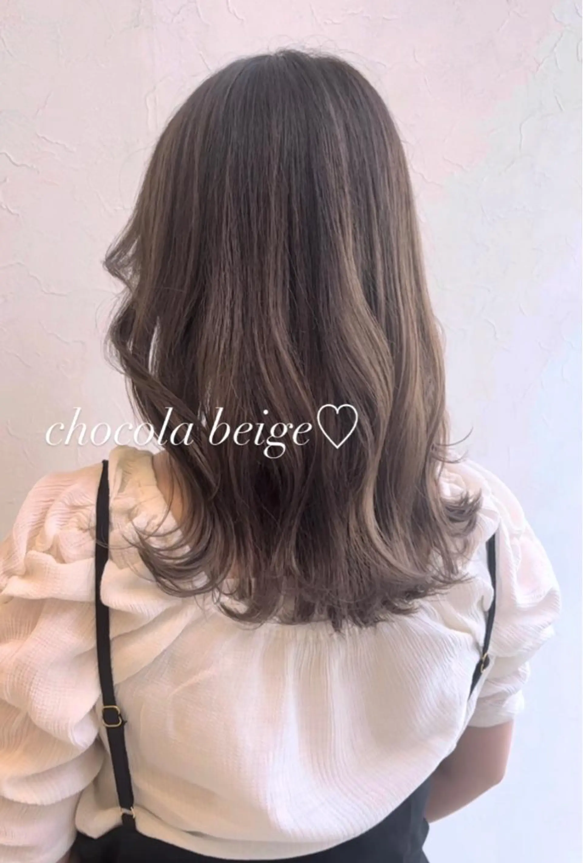 セミロング カラー nakahara madokaのヘアスタイル