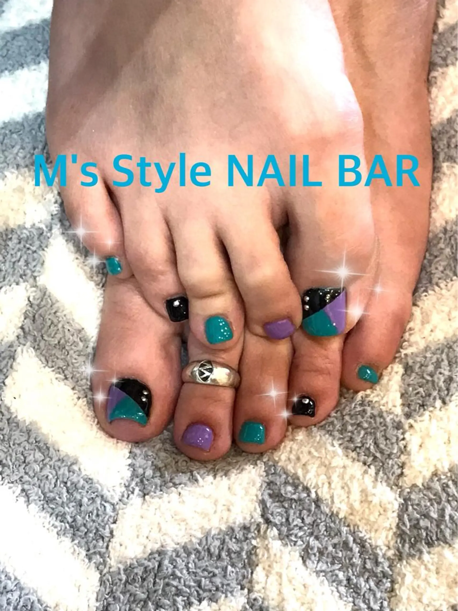 ネイル フットネイル M's Style NAIL BARのネイルデザイン