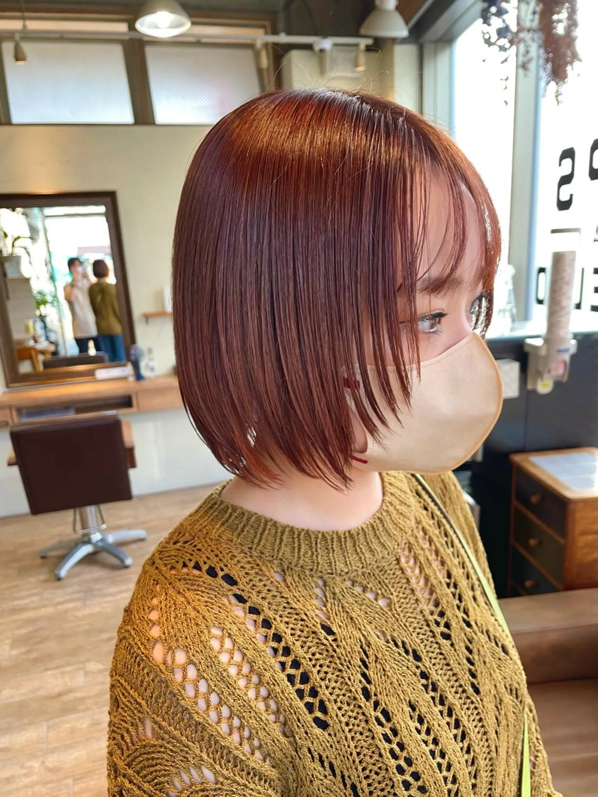 ショート カラー ショート/ボブ/ メンズ/縮毛矯正のヘアスタイル