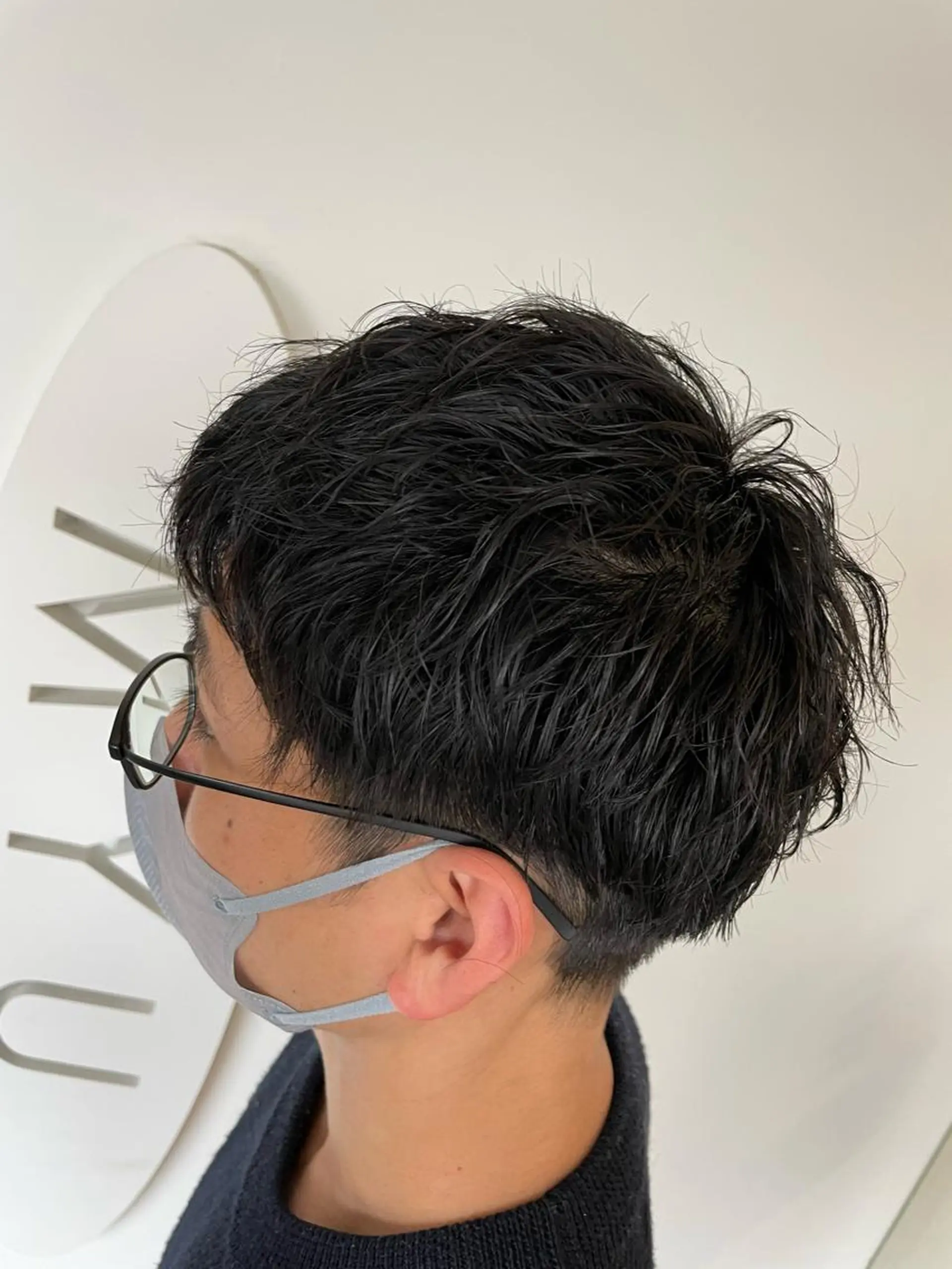ショート パーマ メンズ 伊丹Pilina 山田のヘアスタイル