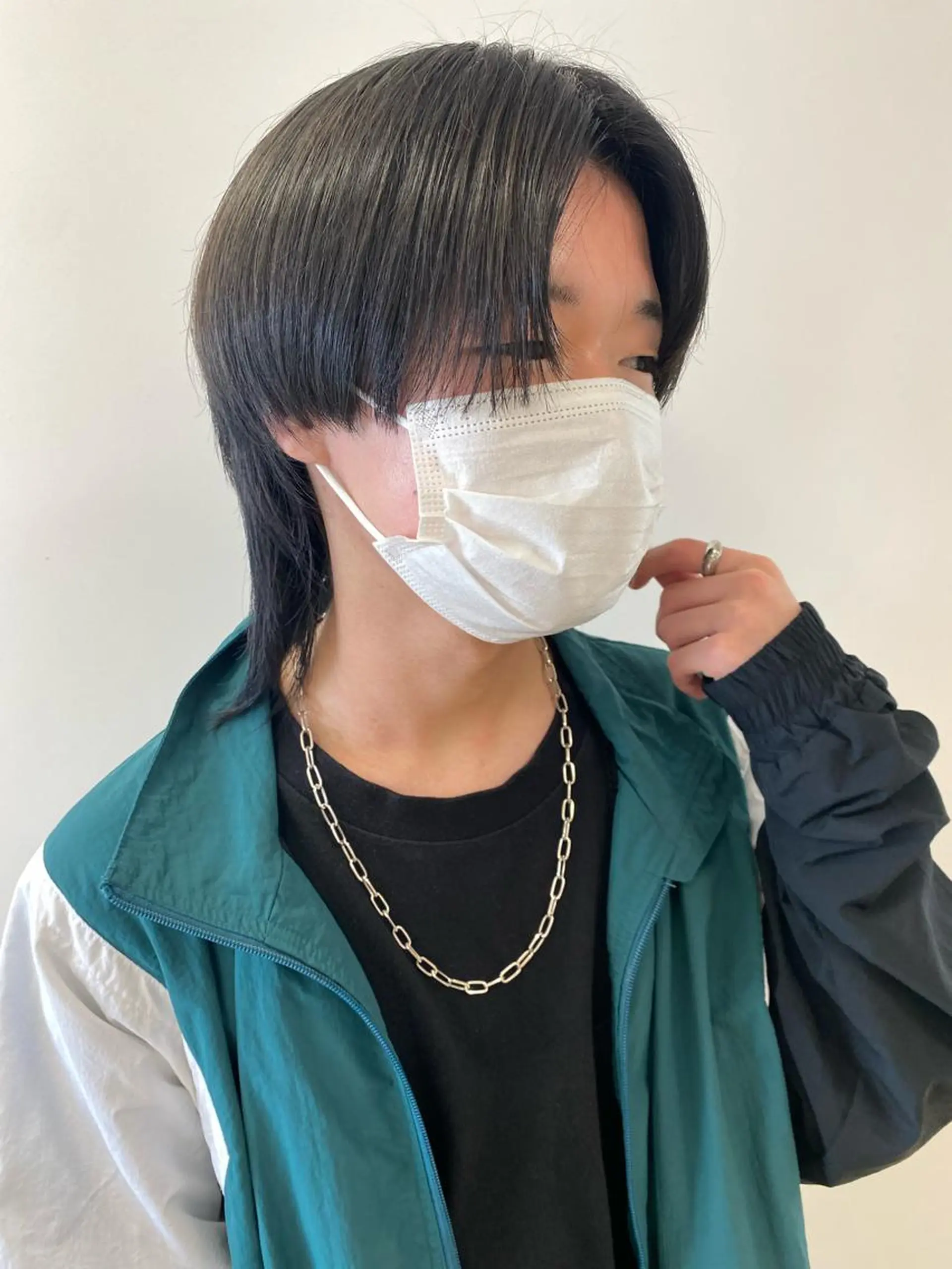 ショート メンズ メンズウルフカット ウルフカット カット トリートメント ヘアセット ハイトーン/ウルフ /レイヤー/坂野幸伸のヘアスタイル