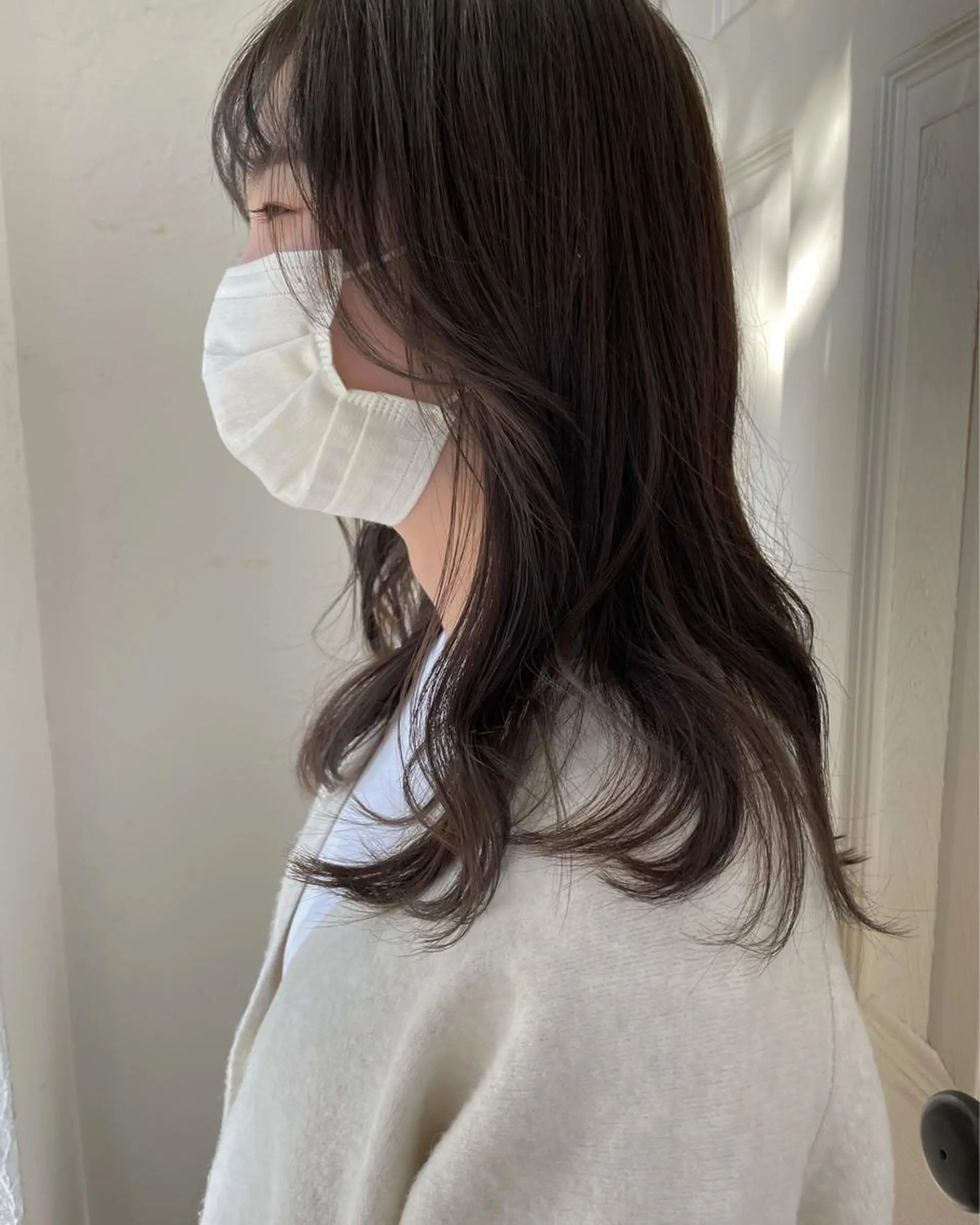 ロング カラー カット ヘアカラー fio マナミのヘアスタイル