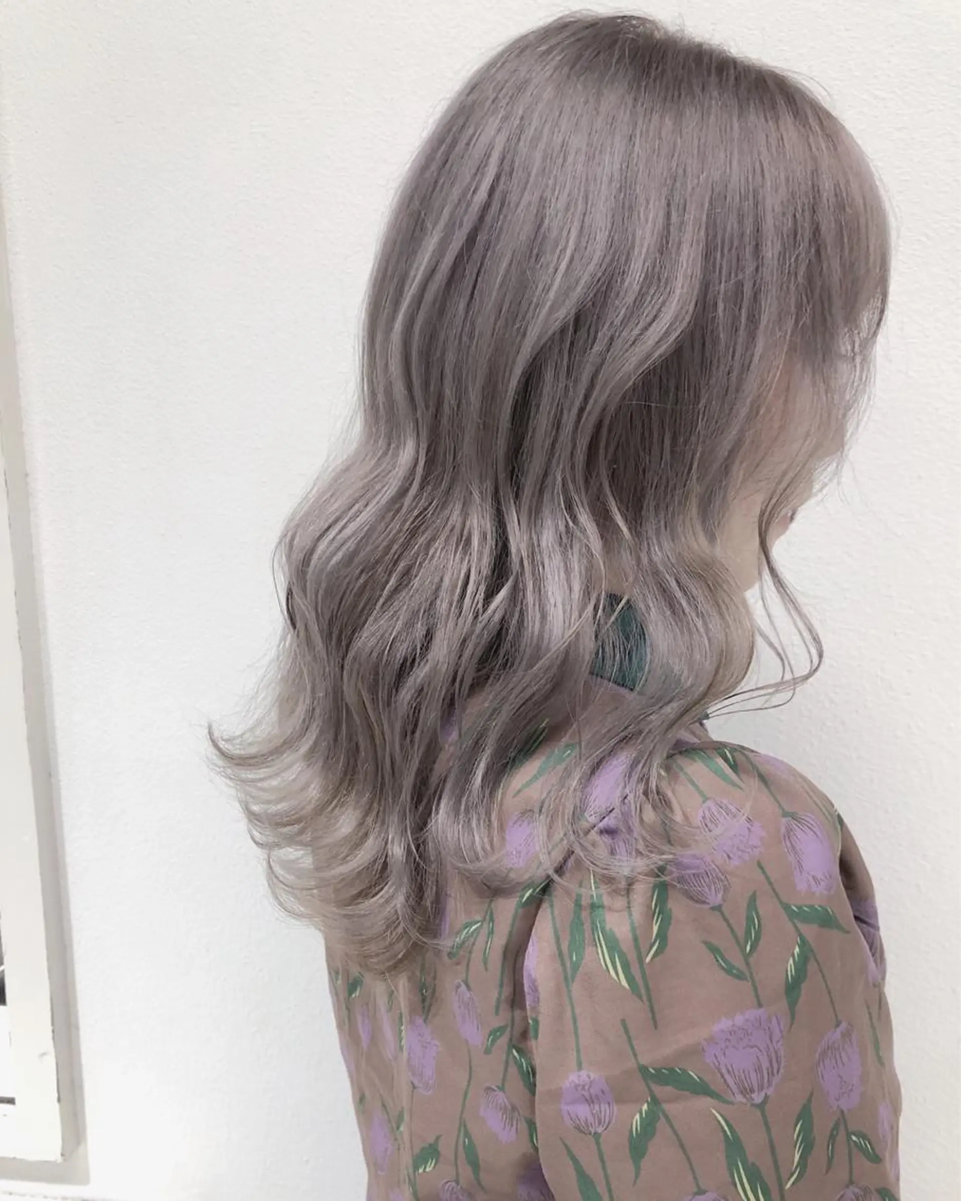 ミディアム カラー グレージュ ヘアカラー トリートメント GiseL天神カラー 髪質改善/ブリーチのヘアスタイル